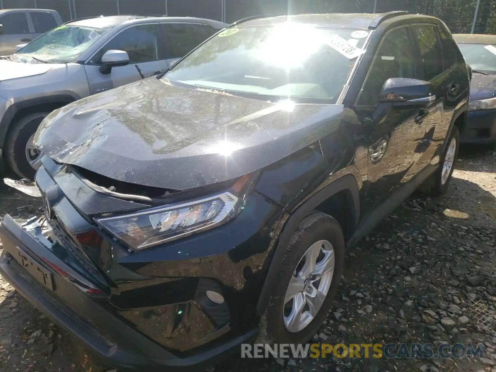 2 Photograph of a damaged car 2T3P1RFV7LC065867 TOYOTA RAV4 2020