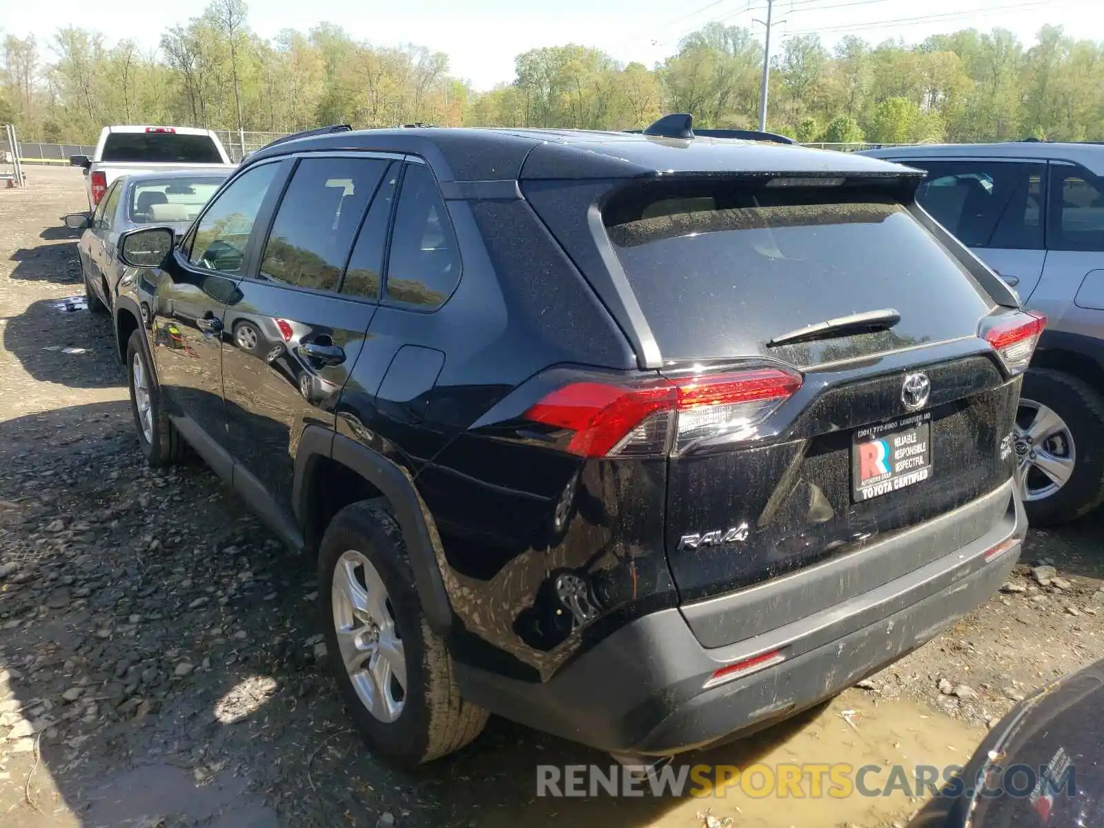 3 Фотография поврежденного автомобиля 2T3P1RFV7LC065867 TOYOTA RAV4 2020