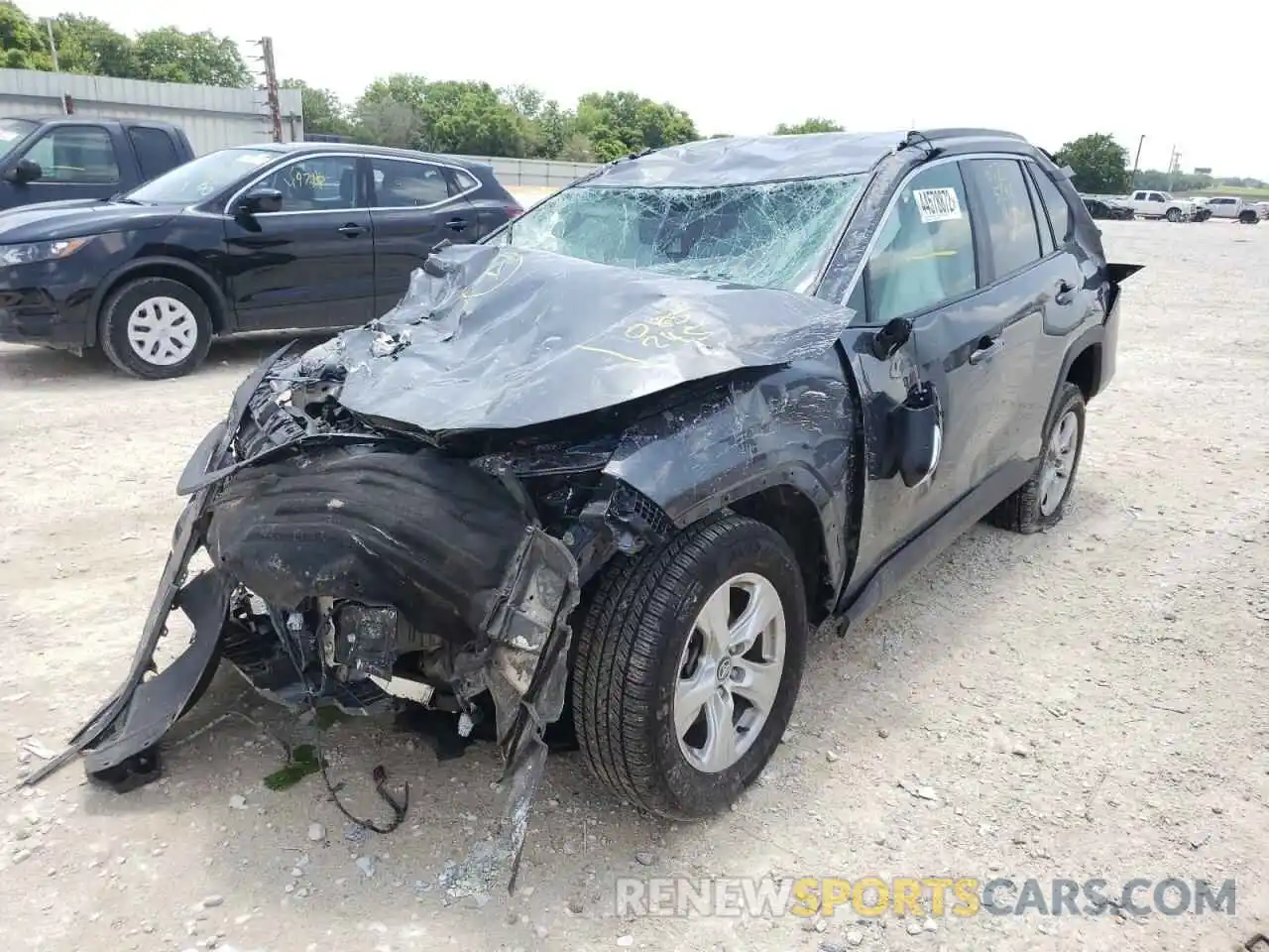 2 Photograph of a damaged car 2T3P1RFV7LC085245 TOYOTA RAV4 2020