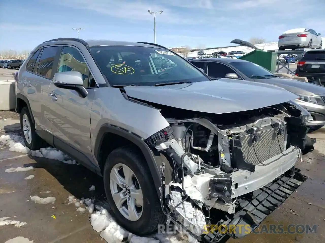 1 Фотография поврежденного автомобиля 2T3P1RFV7LC093894 TOYOTA RAV4 2020