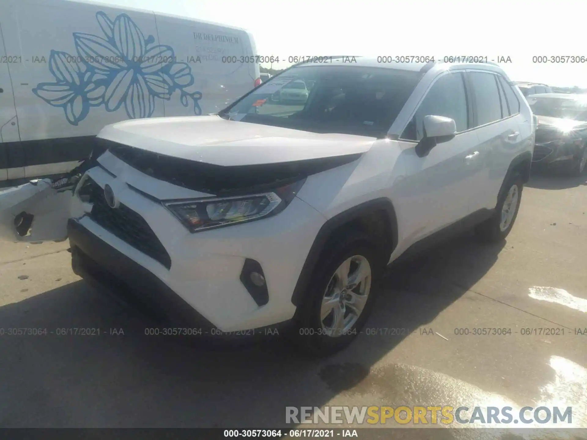 2 Photograph of a damaged car 2T3P1RFV7LC094172 TOYOTA RAV4 2020