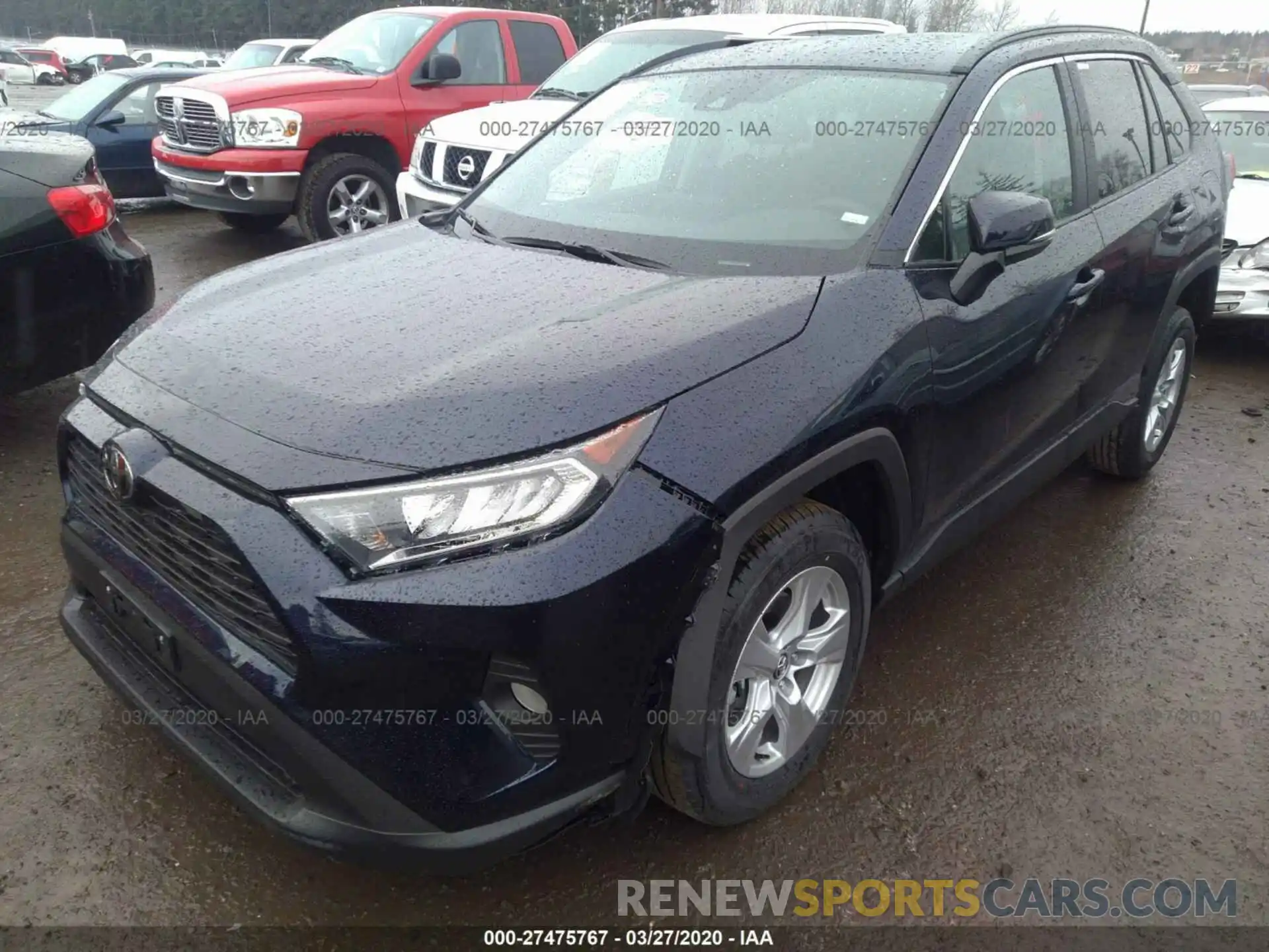 2 Photograph of a damaged car 2T3P1RFV7LC097203 TOYOTA RAV4 2020