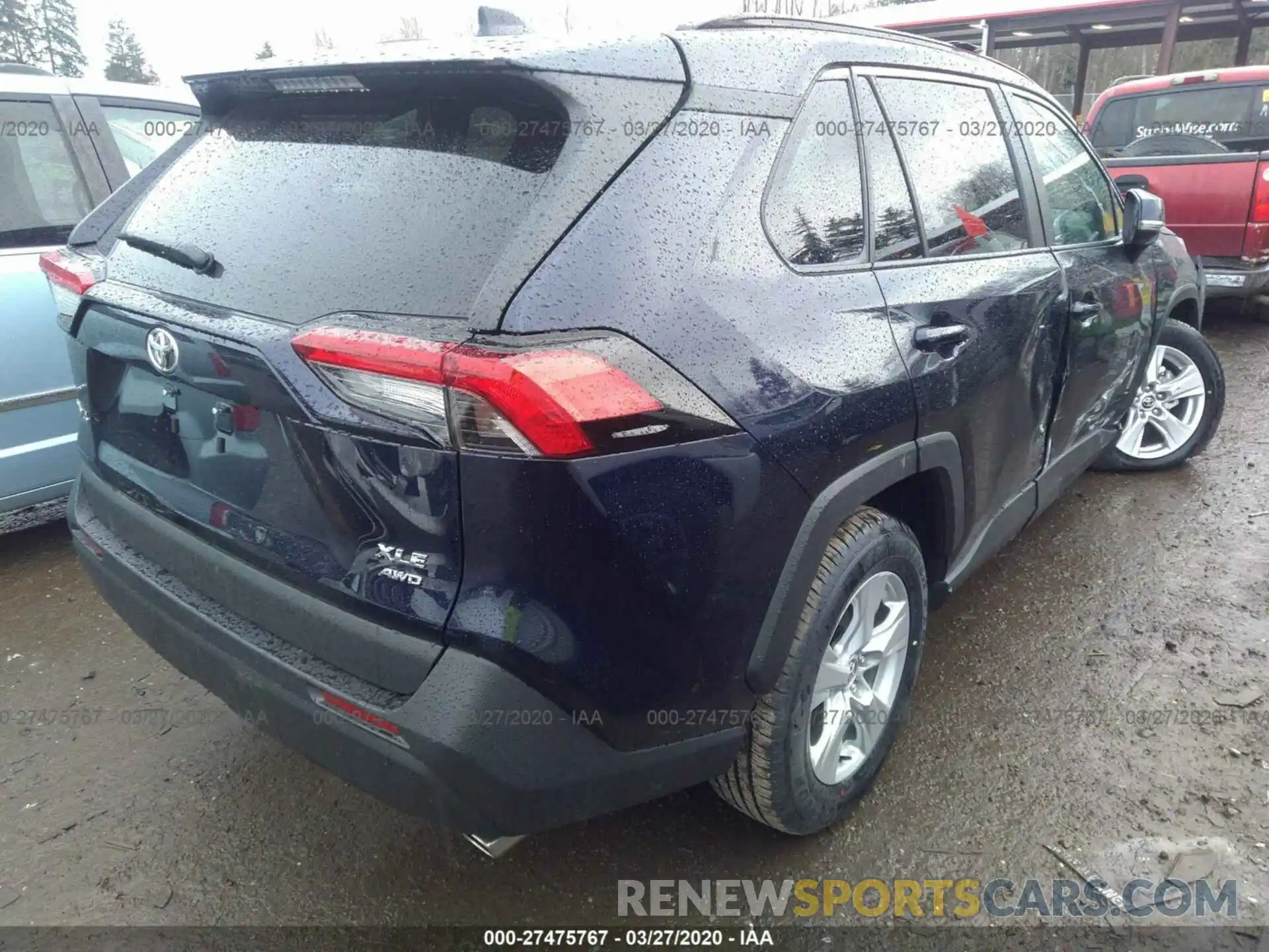 4 Photograph of a damaged car 2T3P1RFV7LC097203 TOYOTA RAV4 2020