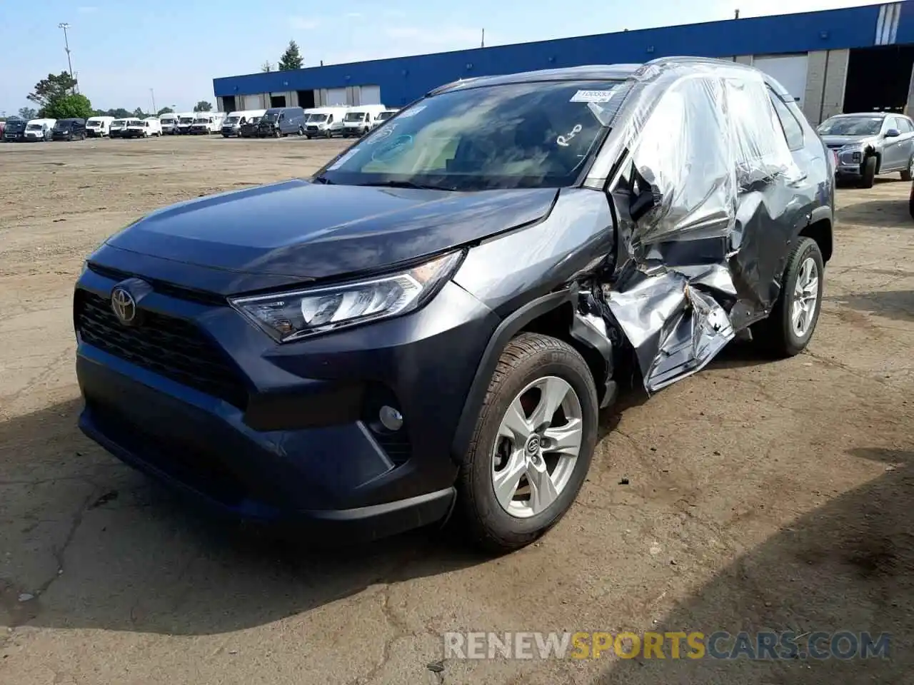 2 Photograph of a damaged car 2T3P1RFV7LC097427 TOYOTA RAV4 2020