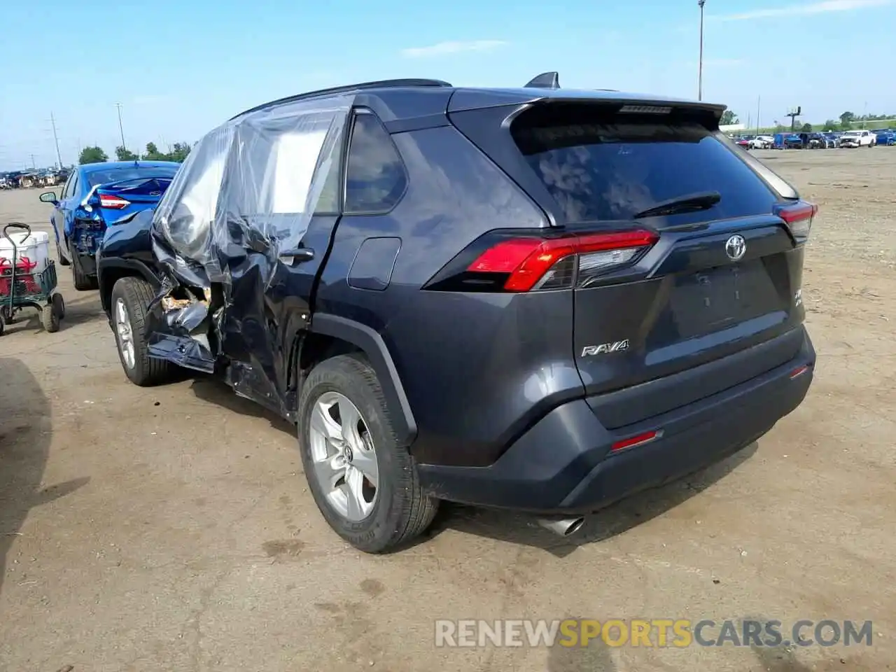 3 Photograph of a damaged car 2T3P1RFV7LC097427 TOYOTA RAV4 2020