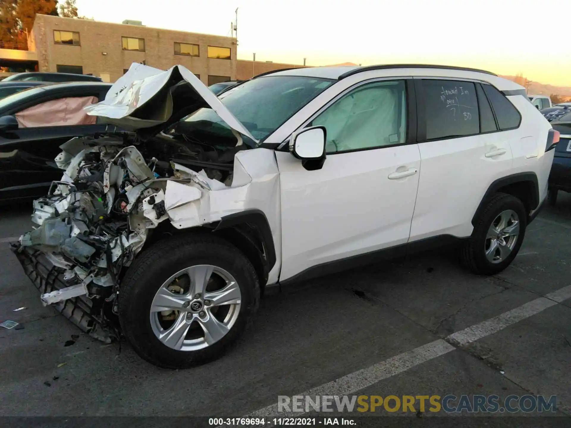 2 Photograph of a damaged car 2T3P1RFV7LC100763 TOYOTA RAV4 2020