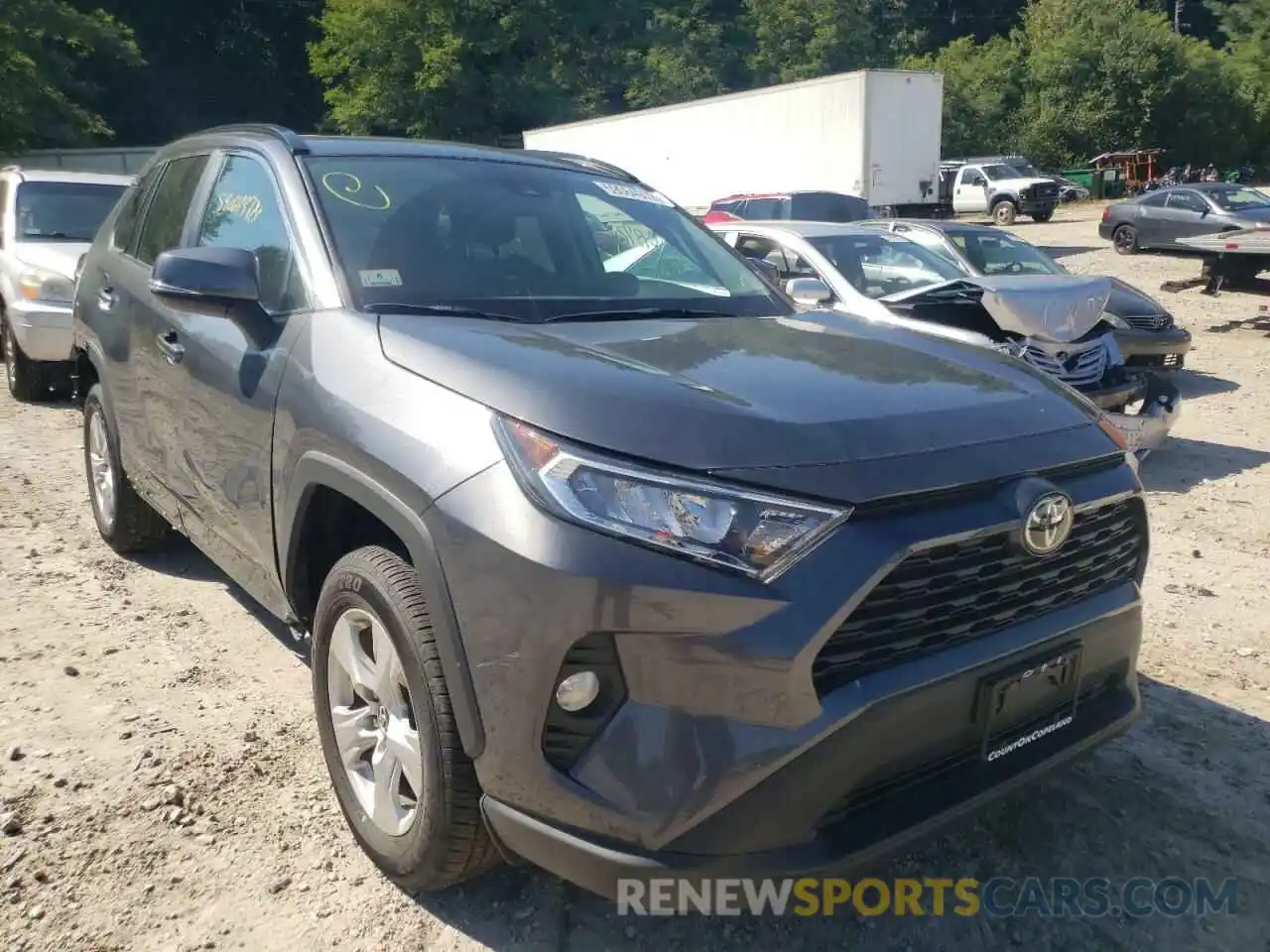 1 Photograph of a damaged car 2T3P1RFV7LC104702 TOYOTA RAV4 2020