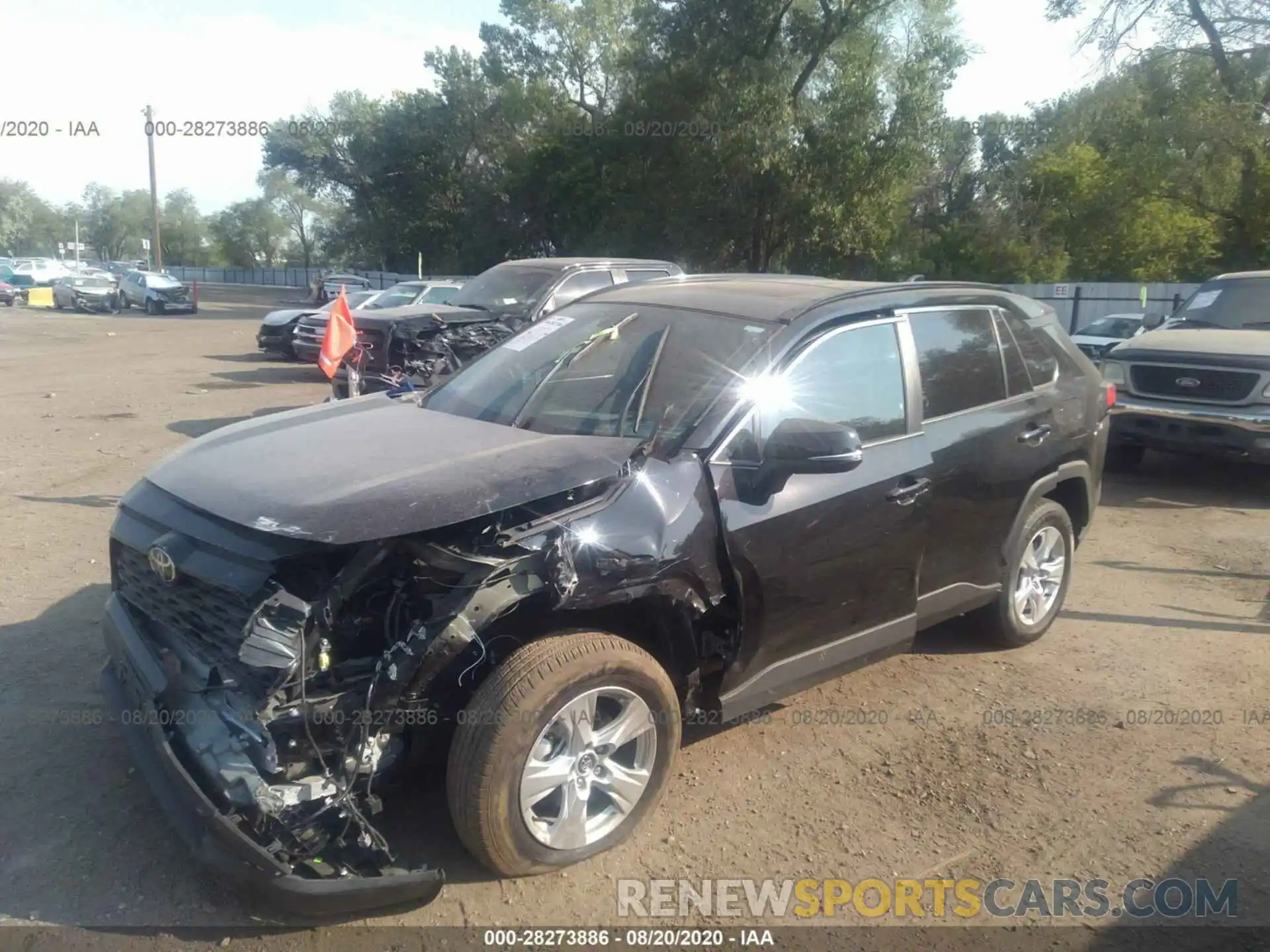 2 Photograph of a damaged car 2T3P1RFV7LC106997 TOYOTA RAV4 2020