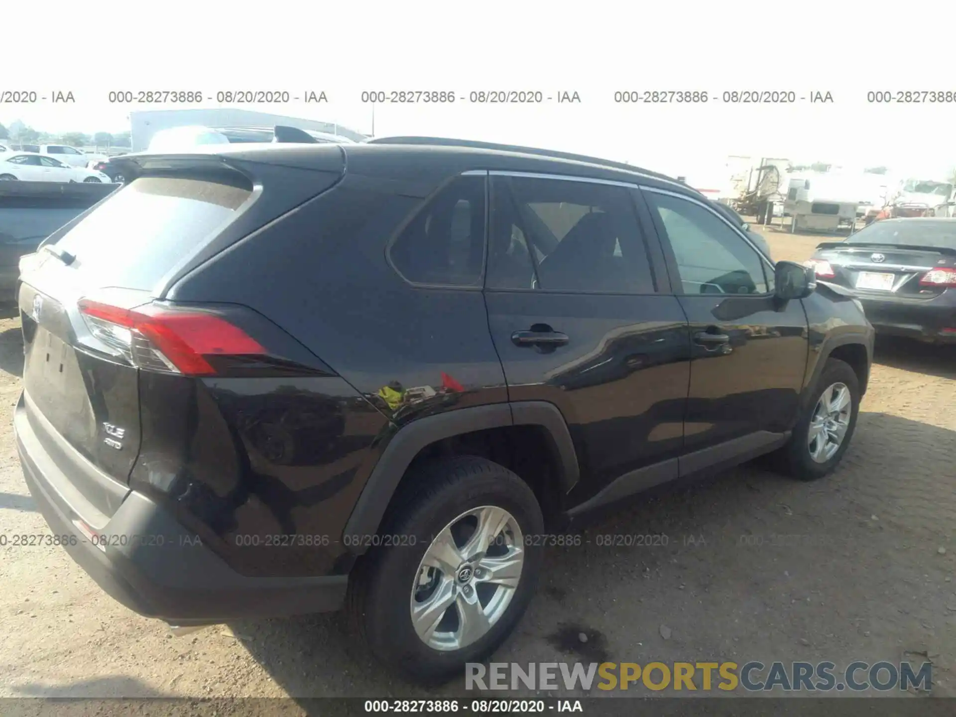 4 Photograph of a damaged car 2T3P1RFV7LC106997 TOYOTA RAV4 2020