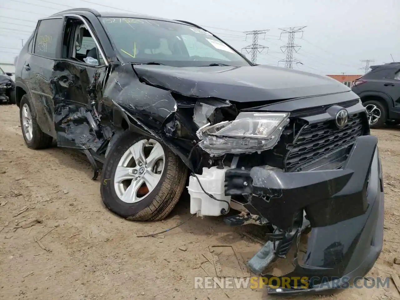 1 Photograph of a damaged car 2T3P1RFV7LC110337 TOYOTA RAV4 2020