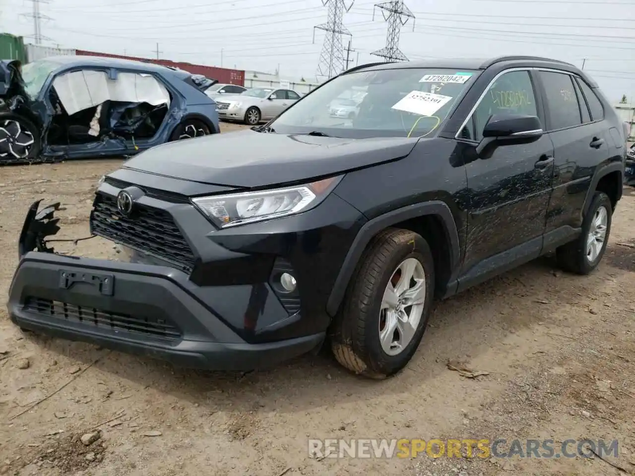 2 Фотография поврежденного автомобиля 2T3P1RFV7LC110337 TOYOTA RAV4 2020