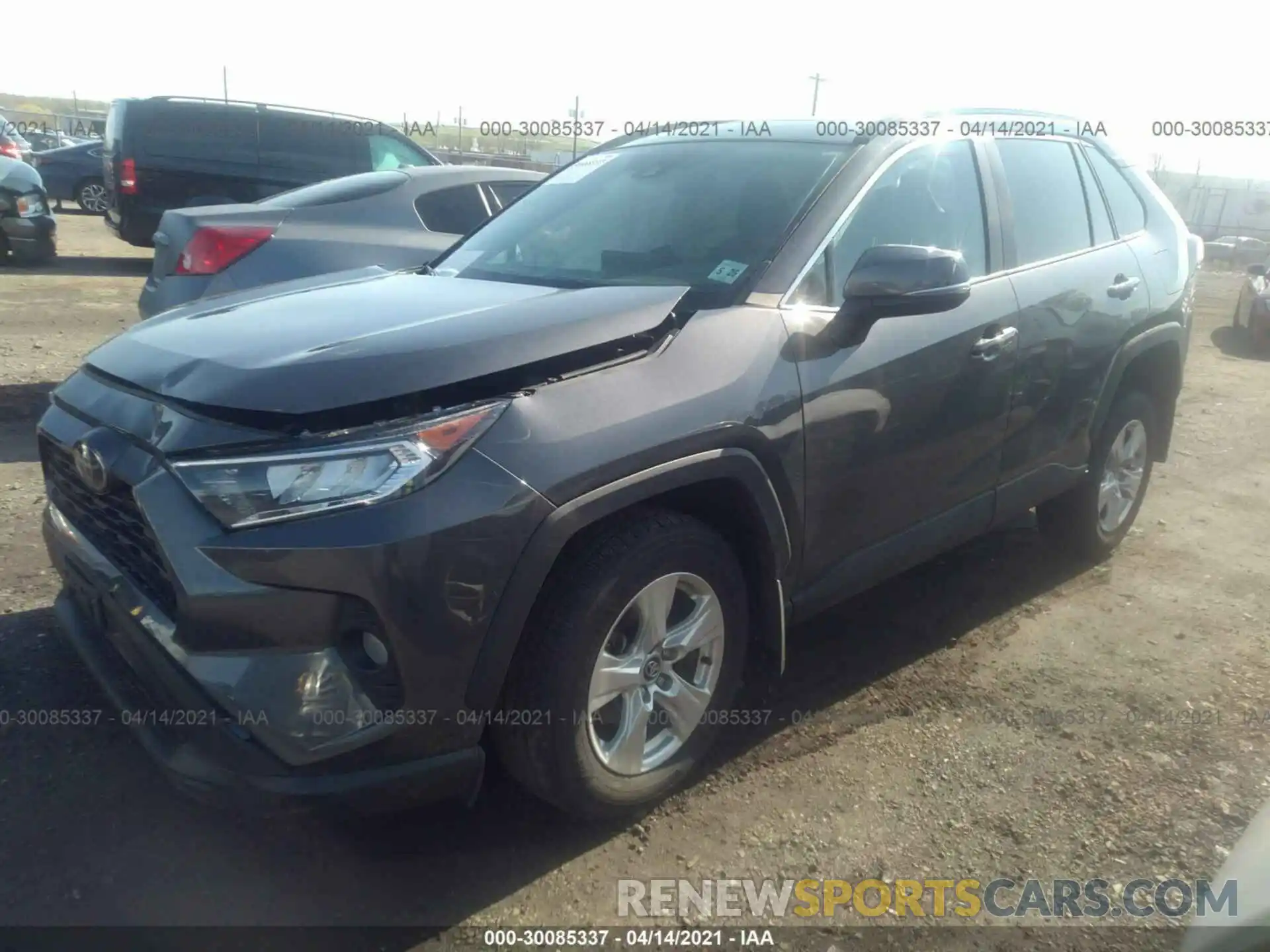 2 Фотография поврежденного автомобиля 2T3P1RFV7LW114662 TOYOTA RAV4 2020