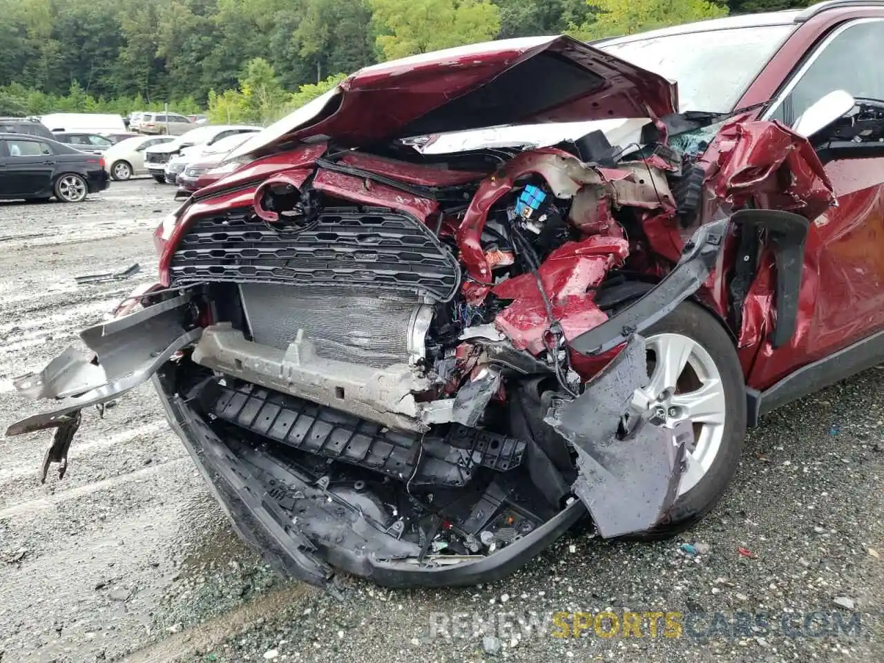 9 Photograph of a damaged car 2T3P1RFV7LW122518 TOYOTA RAV4 2020