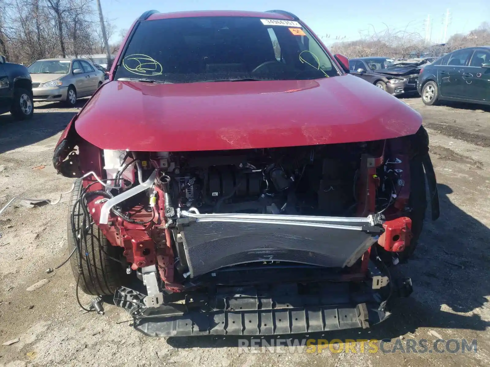 9 Photograph of a damaged car 2T3P1RFV7LW129338 TOYOTA RAV4 2020