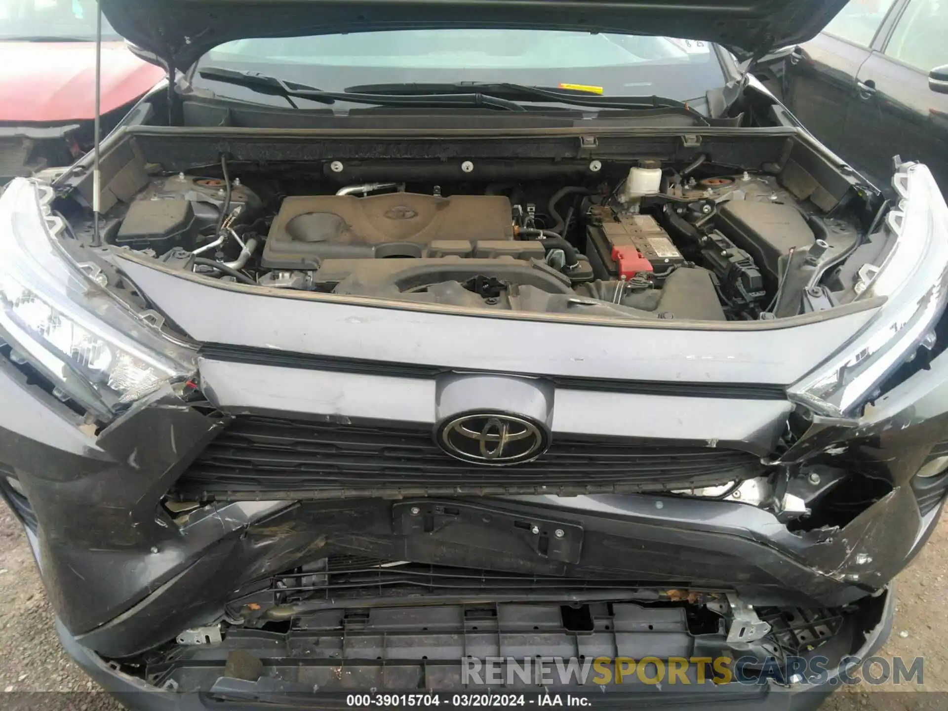 10 Фотография поврежденного автомобиля 2T3P1RFV7LW129727 TOYOTA RAV4 2020