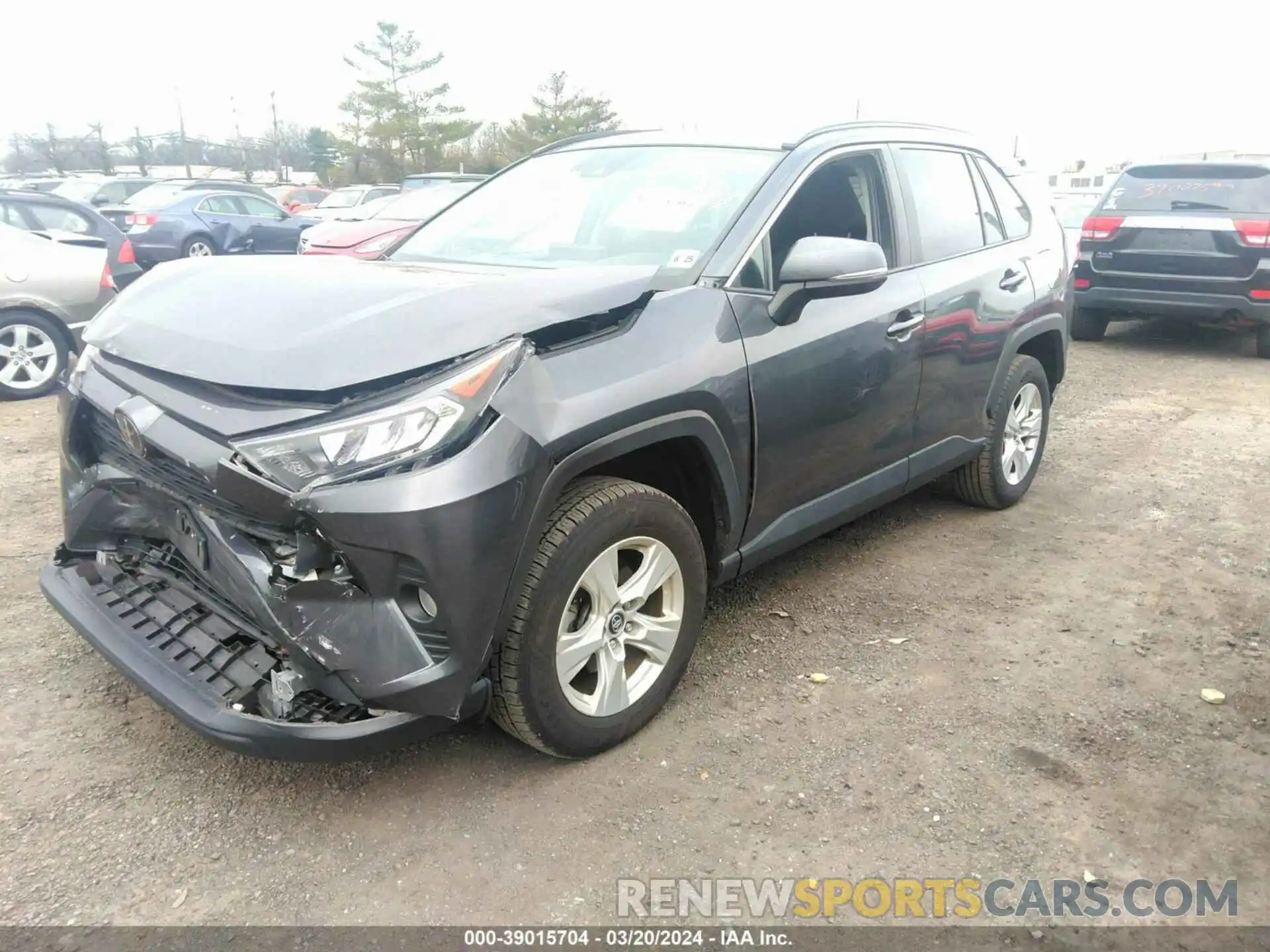 2 Photograph of a damaged car 2T3P1RFV7LW129727 TOYOTA RAV4 2020