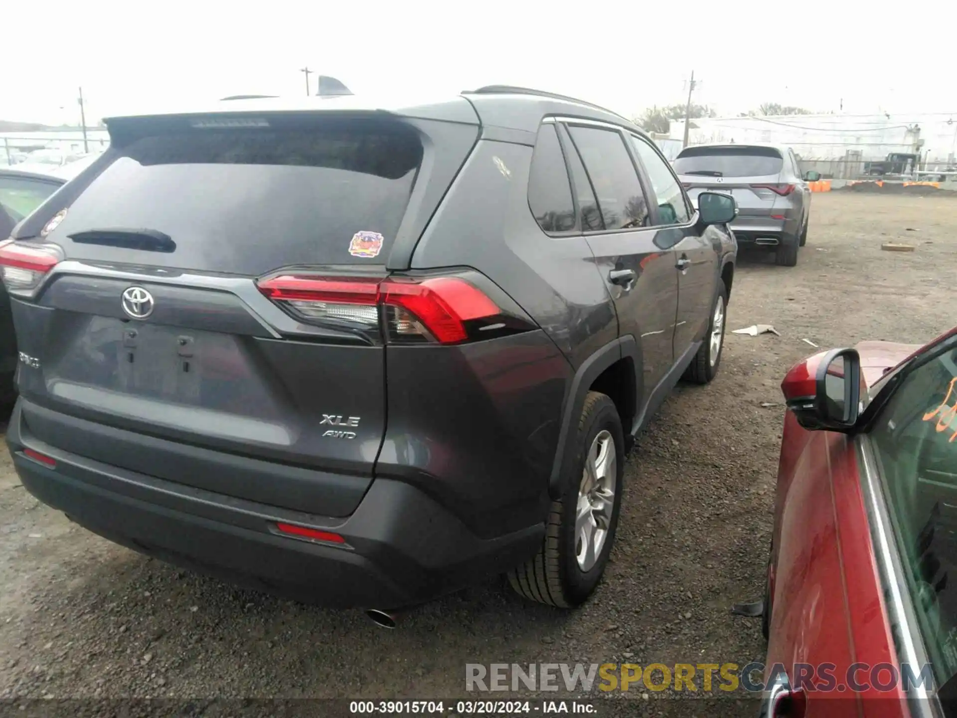 4 Photograph of a damaged car 2T3P1RFV7LW129727 TOYOTA RAV4 2020