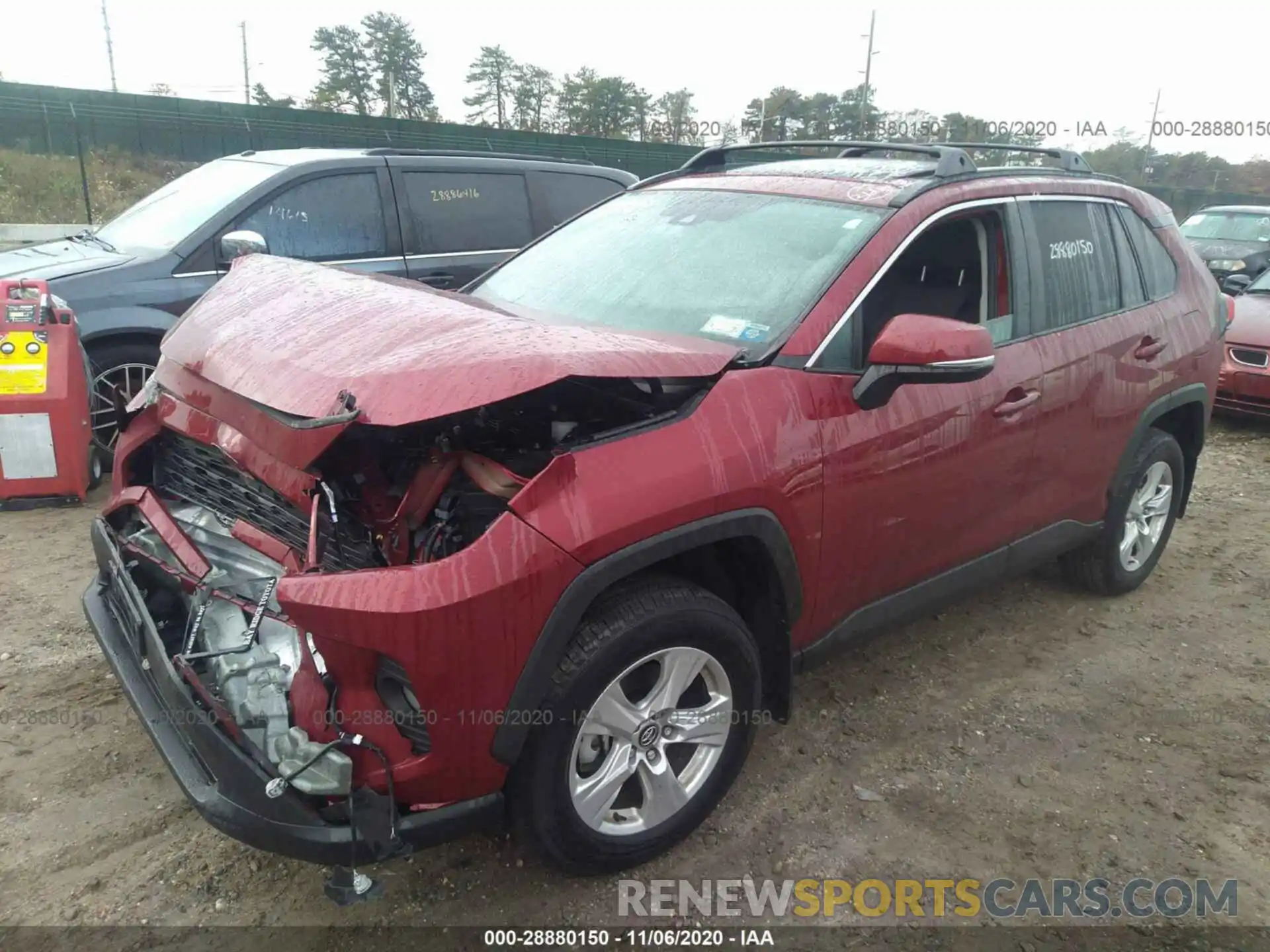 2 Photograph of a damaged car 2T3P1RFV8LC064727 TOYOTA RAV4 2020