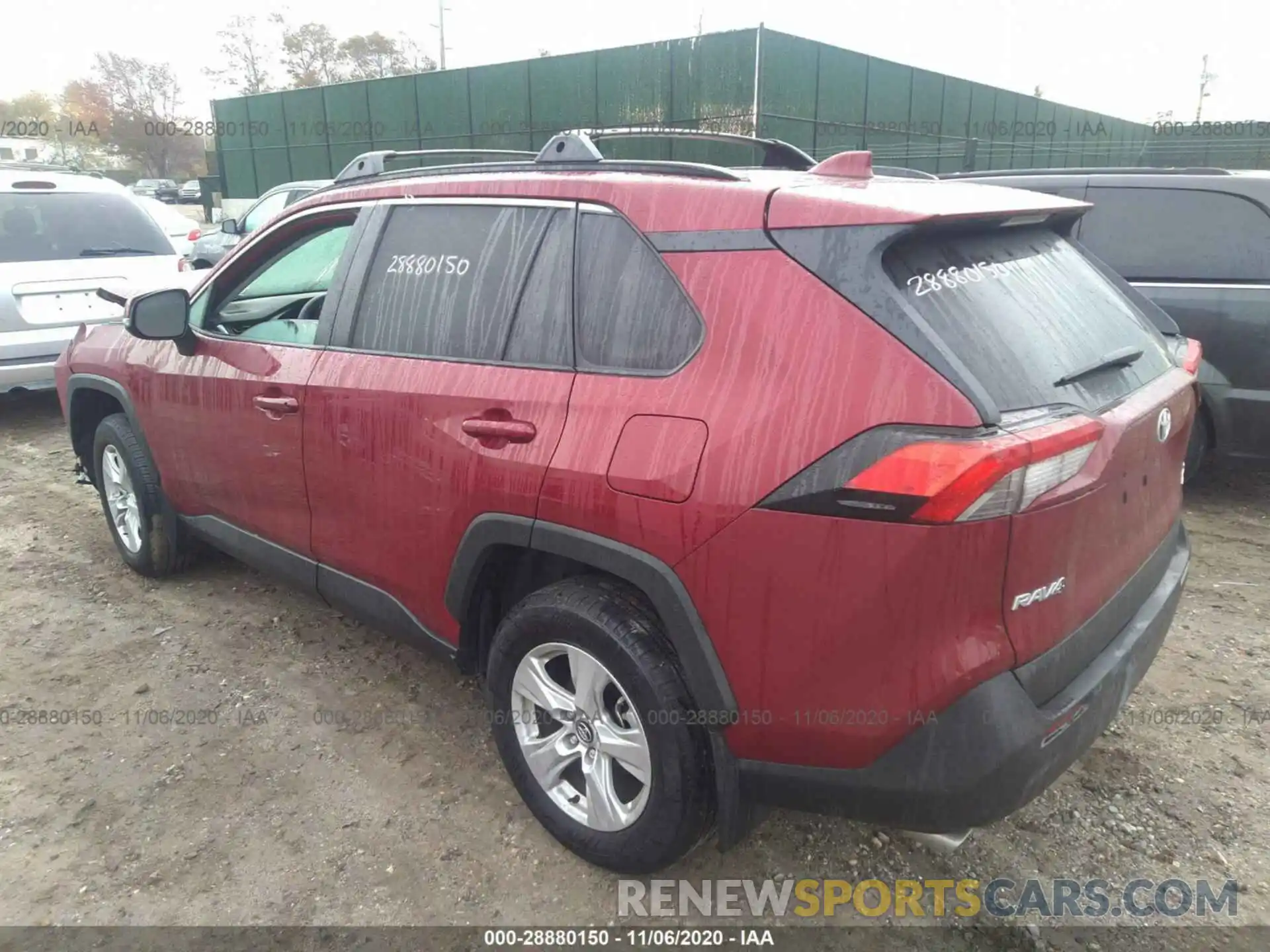 3 Photograph of a damaged car 2T3P1RFV8LC064727 TOYOTA RAV4 2020