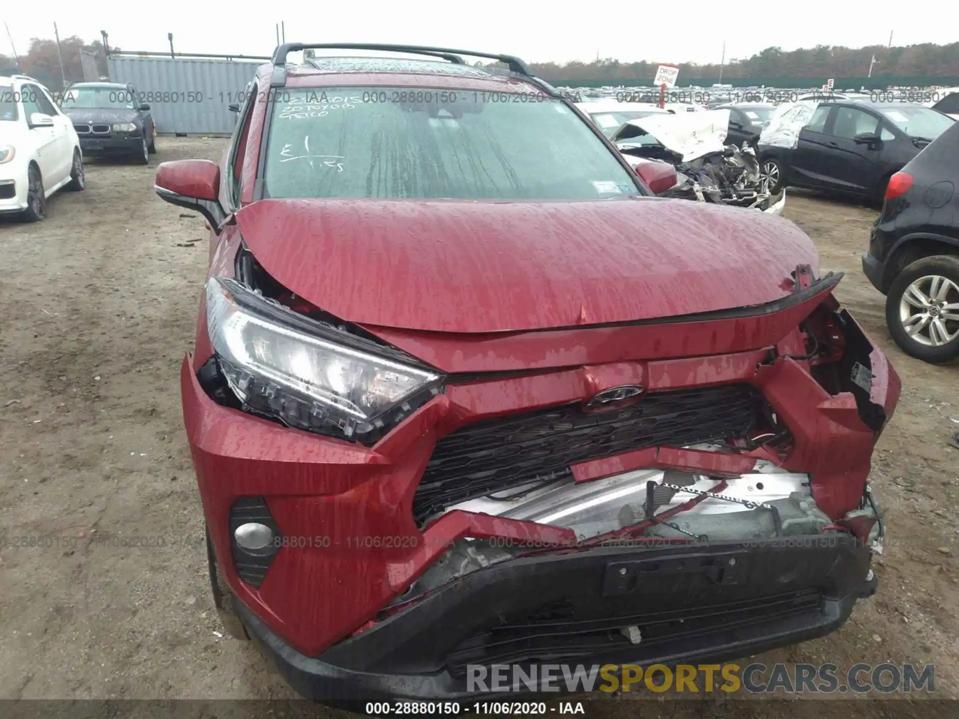 6 Photograph of a damaged car 2T3P1RFV8LC064727 TOYOTA RAV4 2020