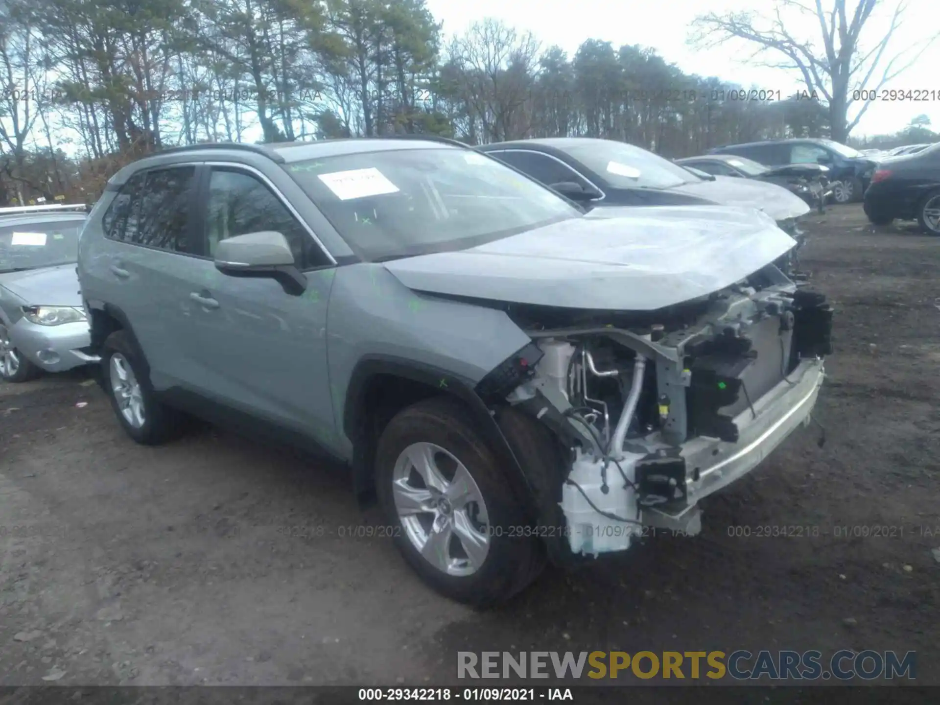 1 Photograph of a damaged car 2T3P1RFV8LC067451 TOYOTA RAV4 2020