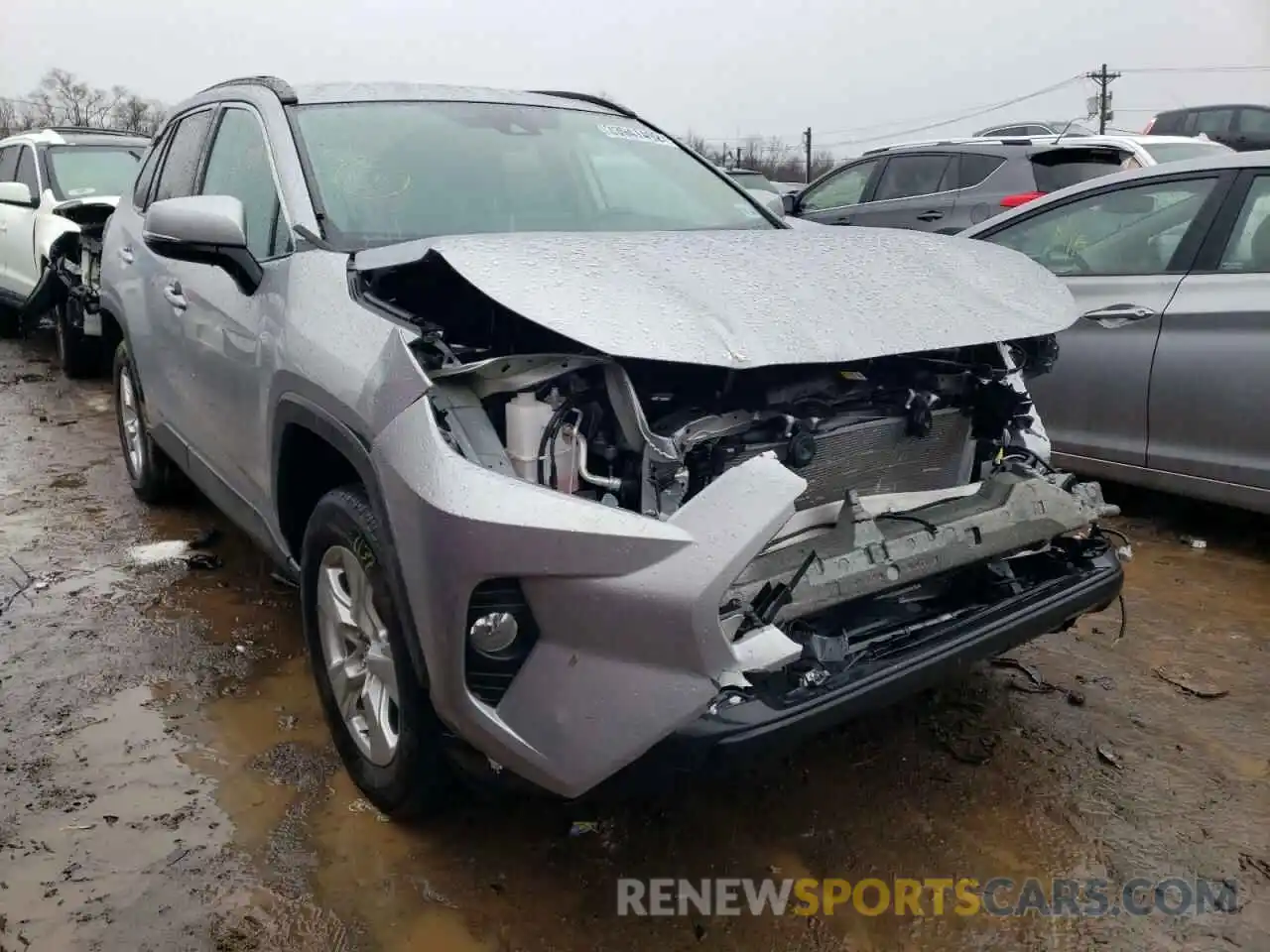 1 Photograph of a damaged car 2T3P1RFV8LC067756 TOYOTA RAV4 2020