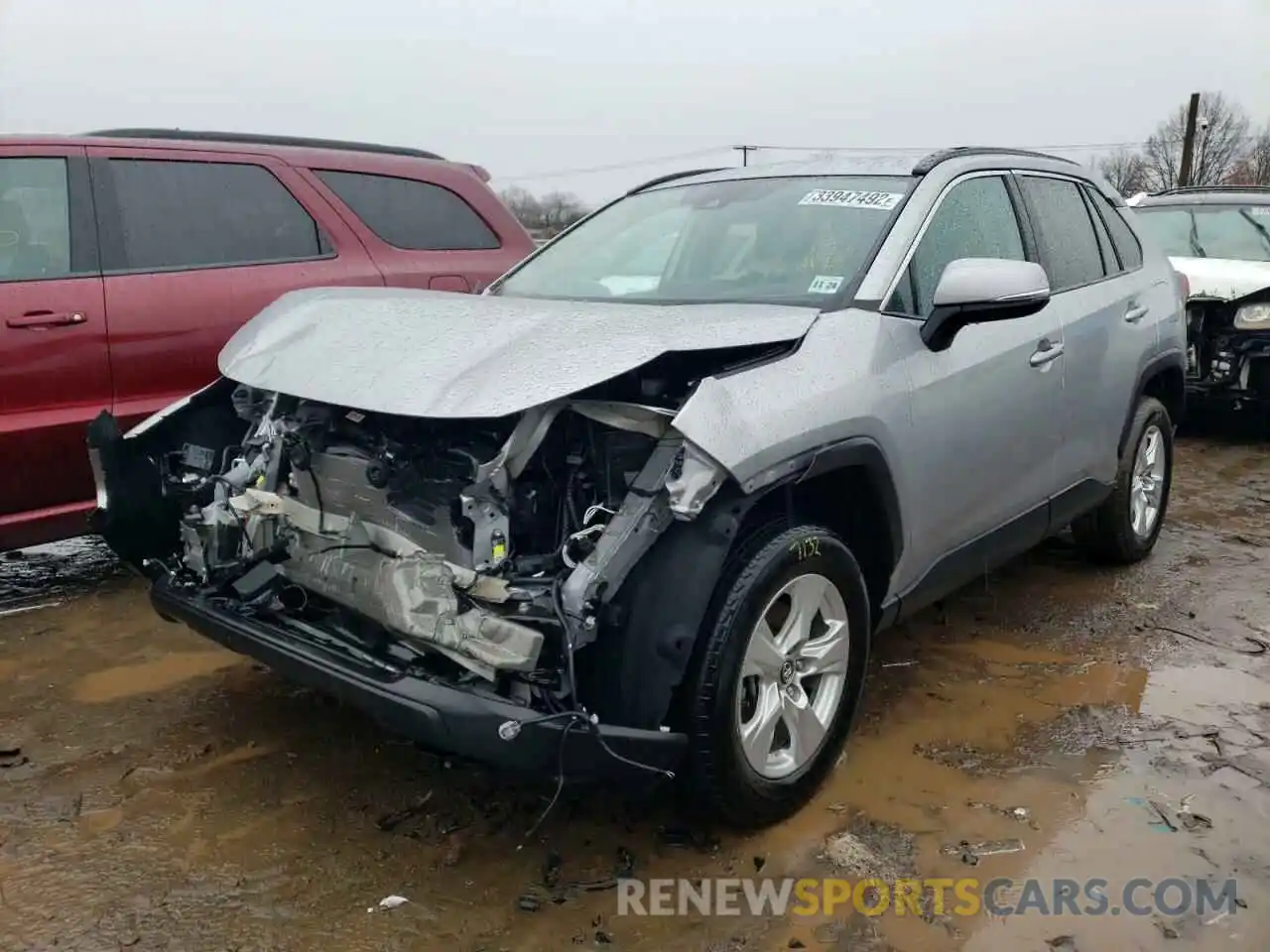 2 Photograph of a damaged car 2T3P1RFV8LC067756 TOYOTA RAV4 2020