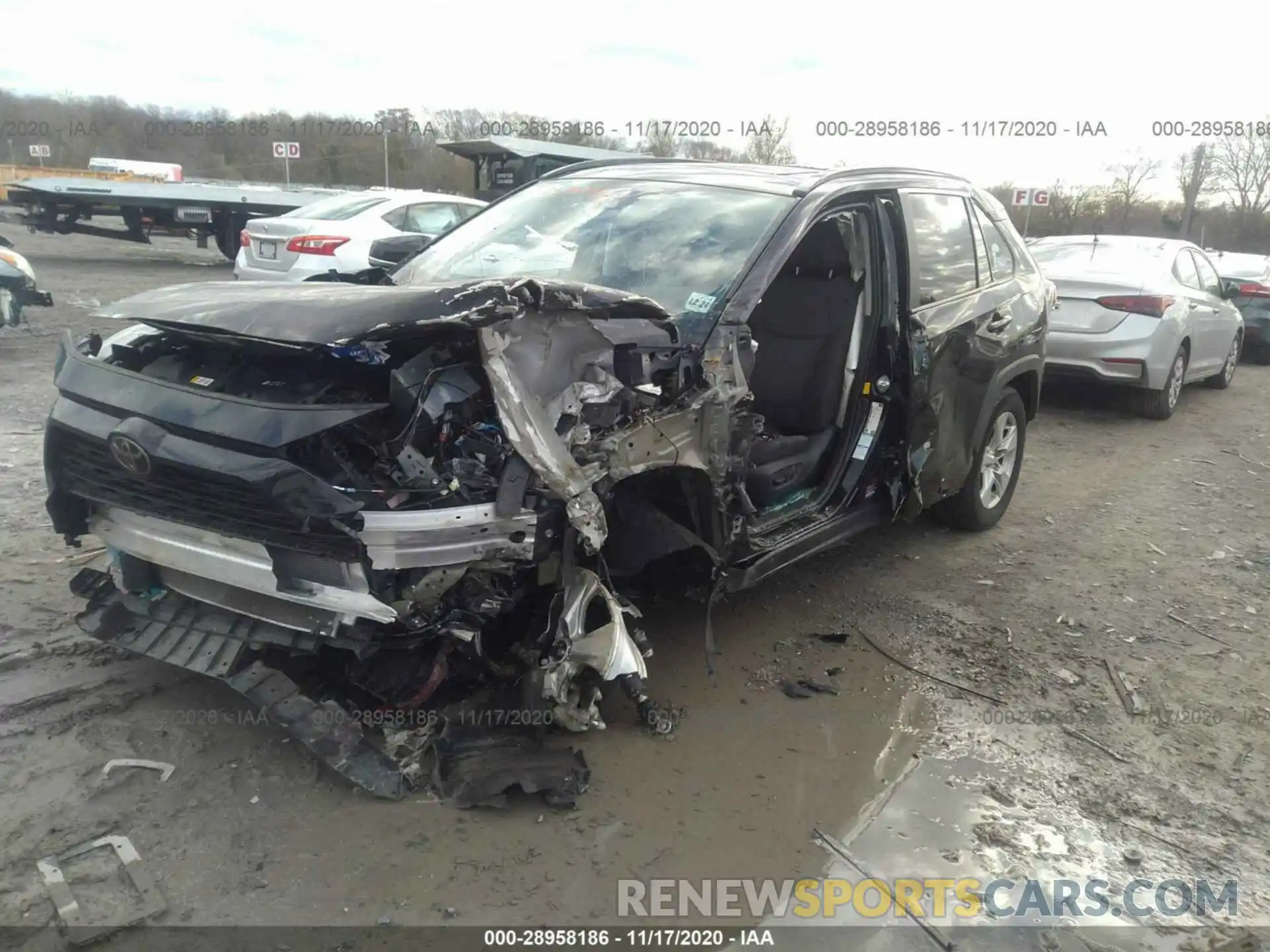 6 Photograph of a damaged car 2T3P1RFV8LC068664 TOYOTA RAV4 2020
