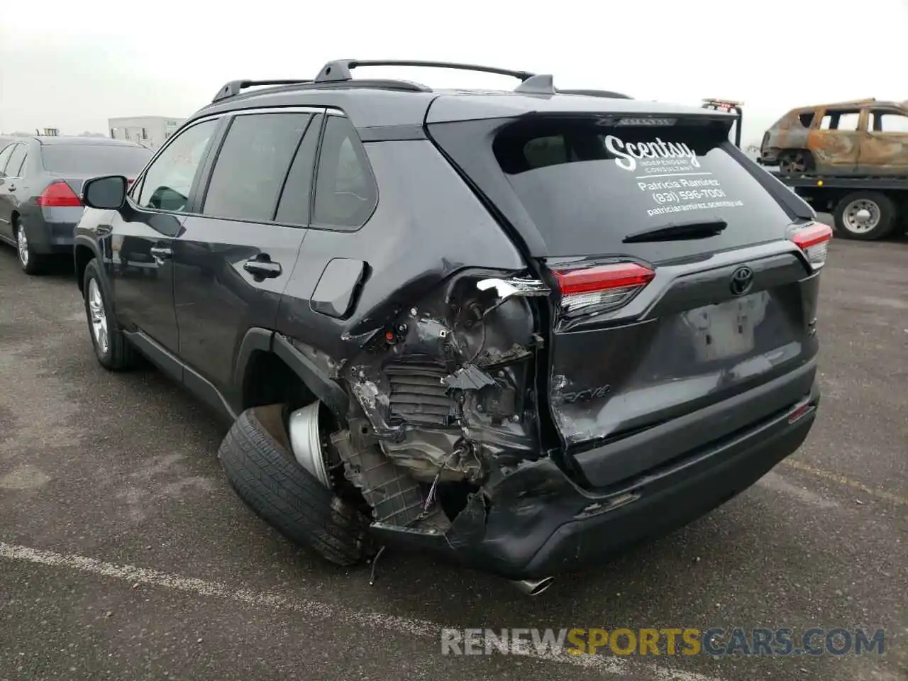 3 Photograph of a damaged car 2T3P1RFV8LC072567 TOYOTA RAV4 2020