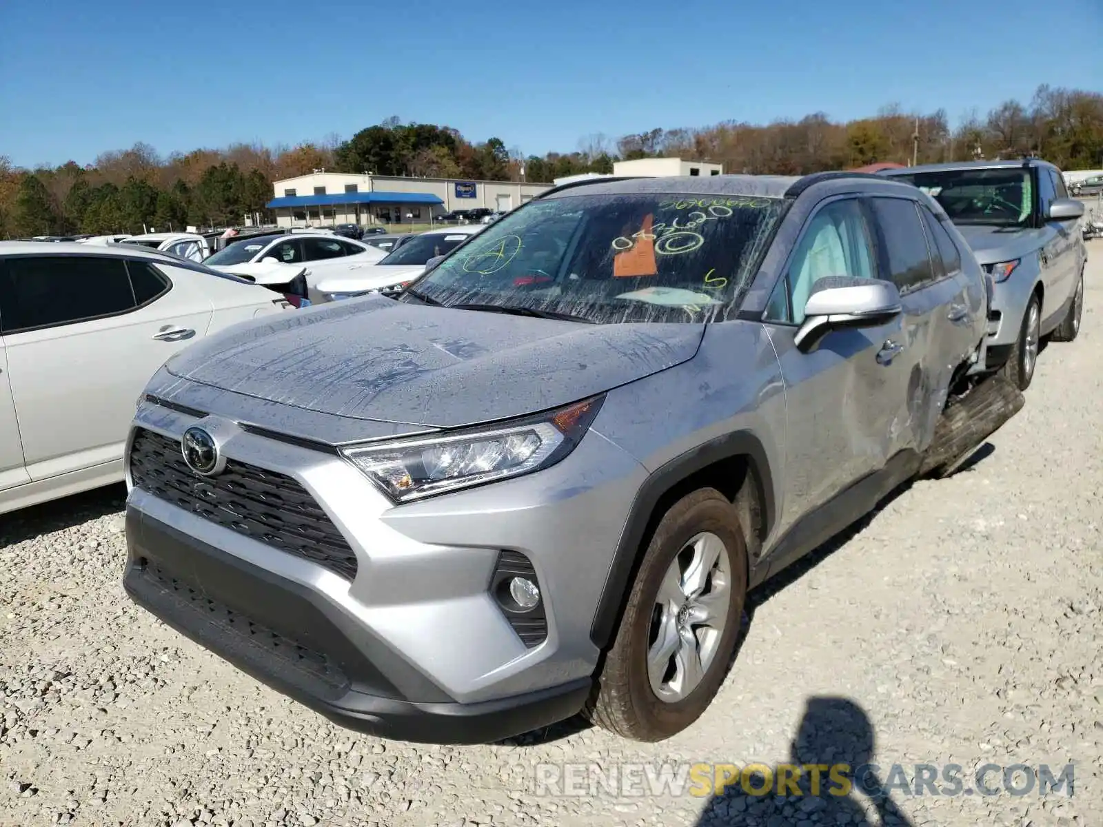 2 Photograph of a damaged car 2T3P1RFV8LC083620 TOYOTA RAV4 2020