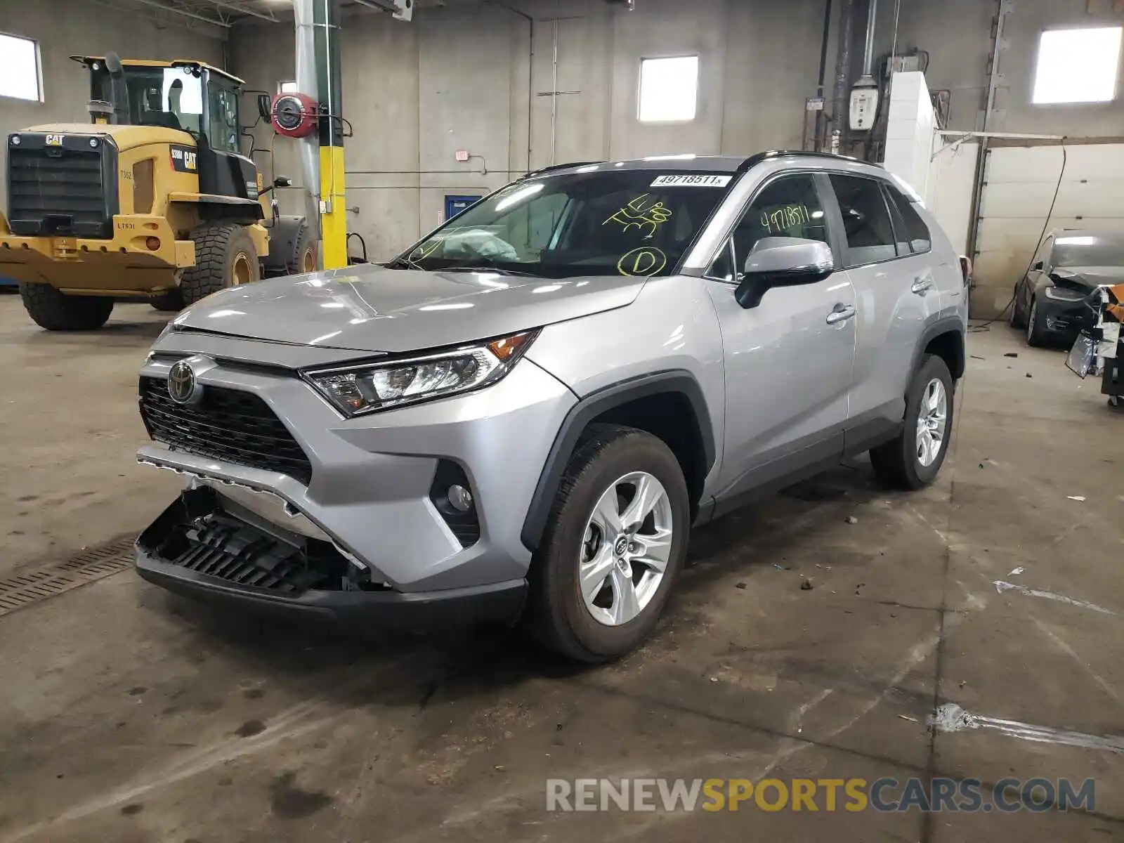 2 Photograph of a damaged car 2T3P1RFV8LC084797 TOYOTA RAV4 2020