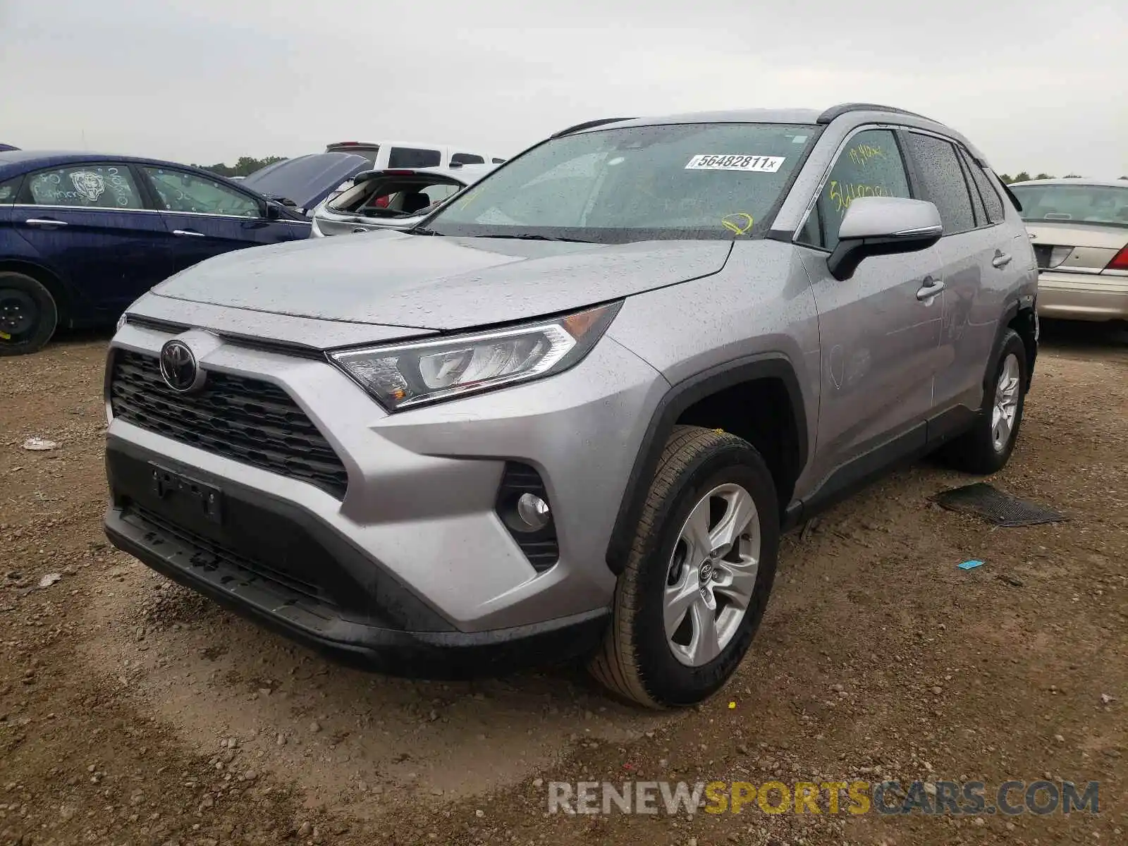 2 Photograph of a damaged car 2T3P1RFV8LC093192 TOYOTA RAV4 2020