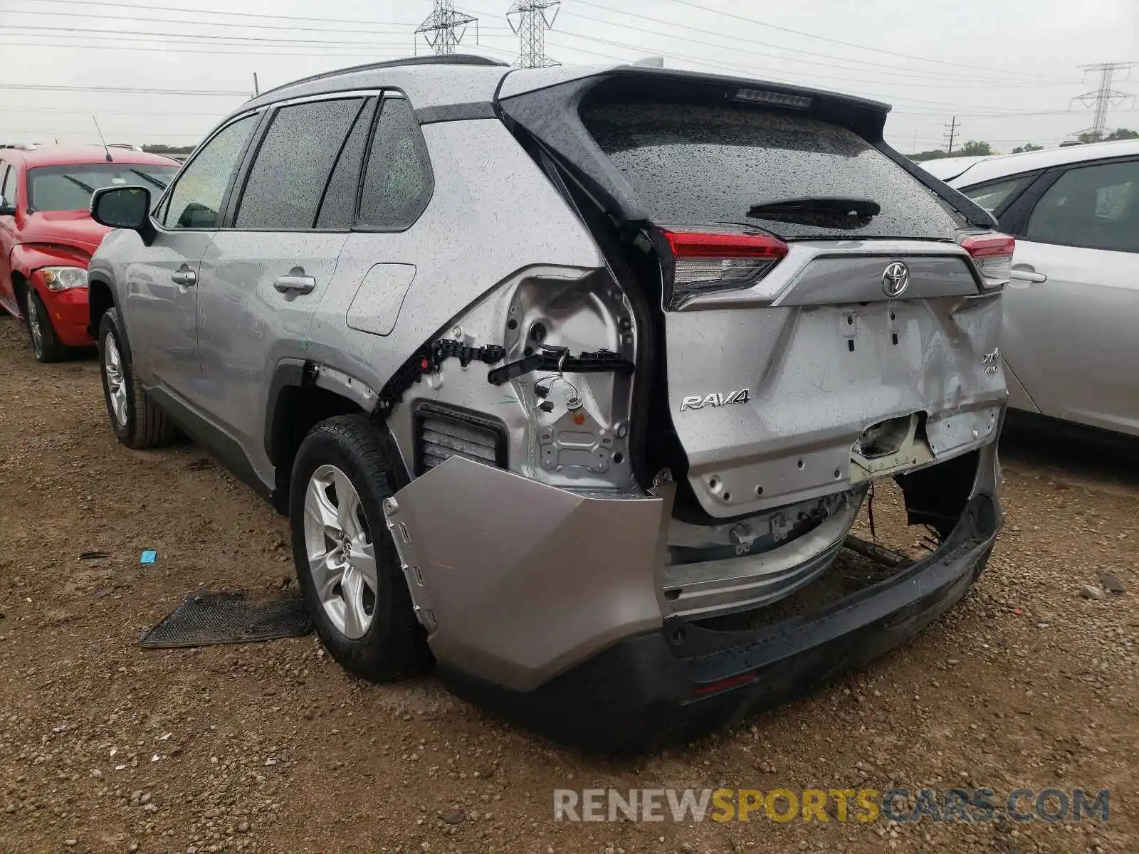 3 Photograph of a damaged car 2T3P1RFV8LC093192 TOYOTA RAV4 2020