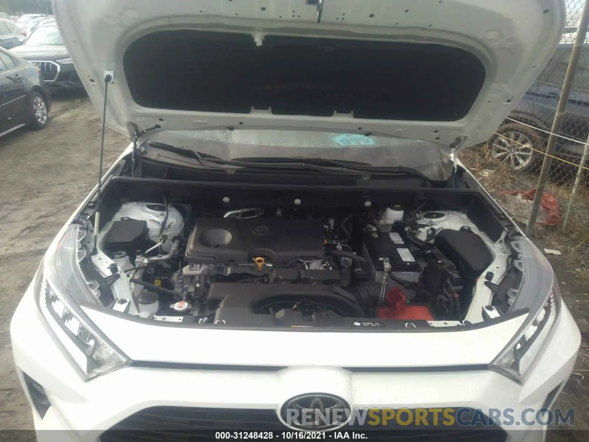 10 Фотография поврежденного автомобиля 2T3P1RFV8LC101341 TOYOTA RAV4 2020