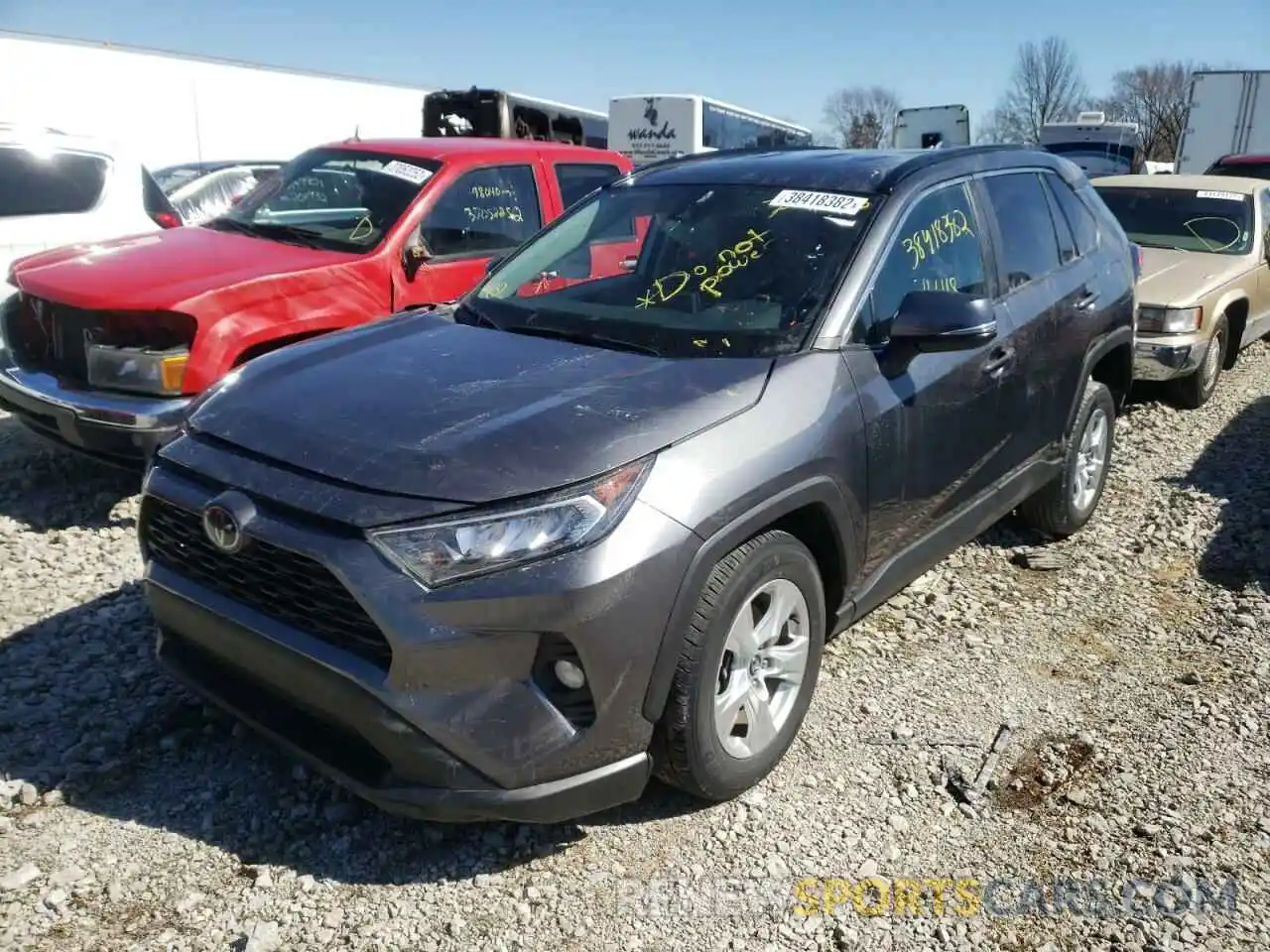 2 Photograph of a damaged car 2T3P1RFV8LC102781 TOYOTA RAV4 2020