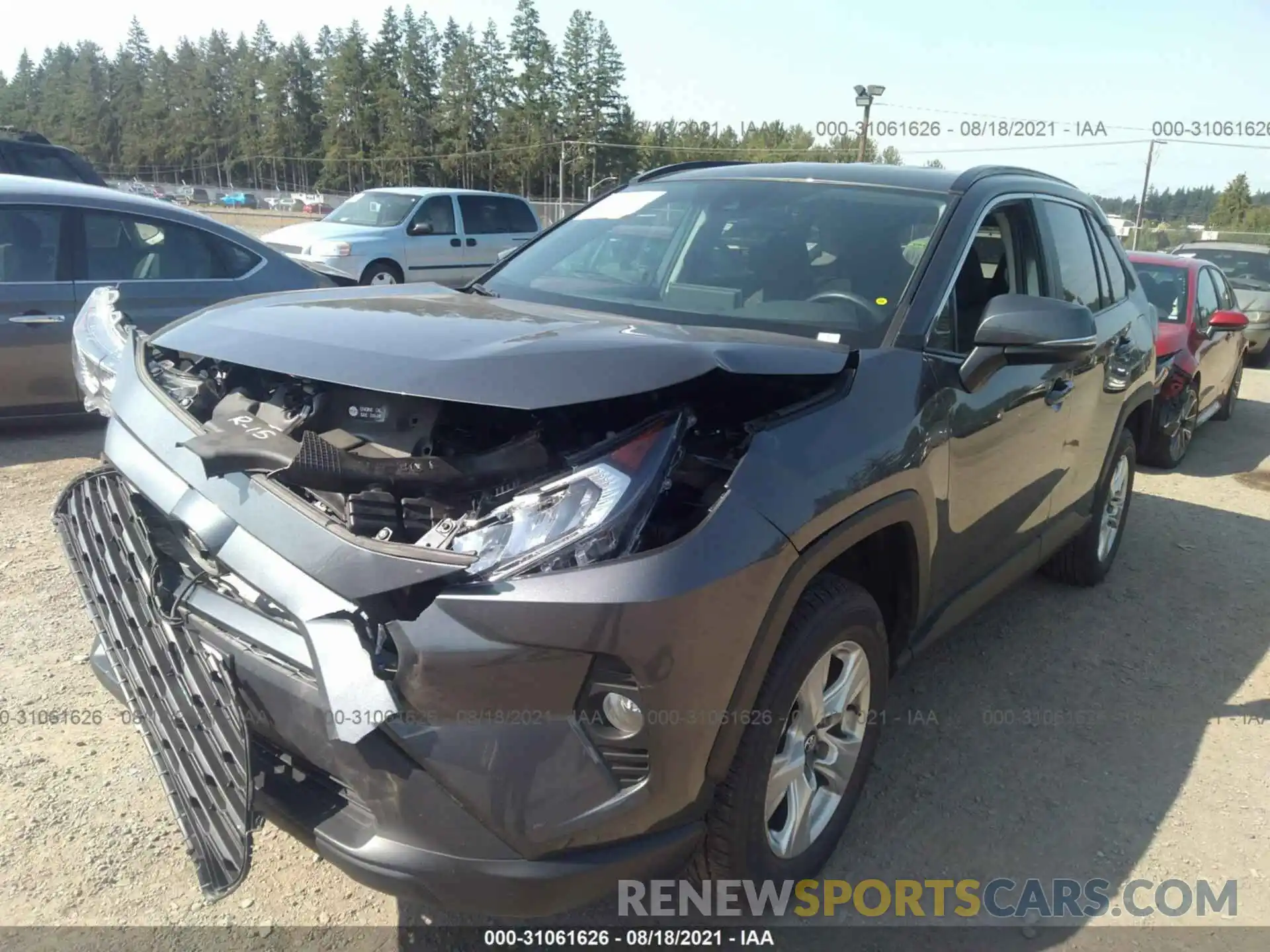 2 Фотография поврежденного автомобиля 2T3P1RFV8LC111349 TOYOTA RAV4 2020