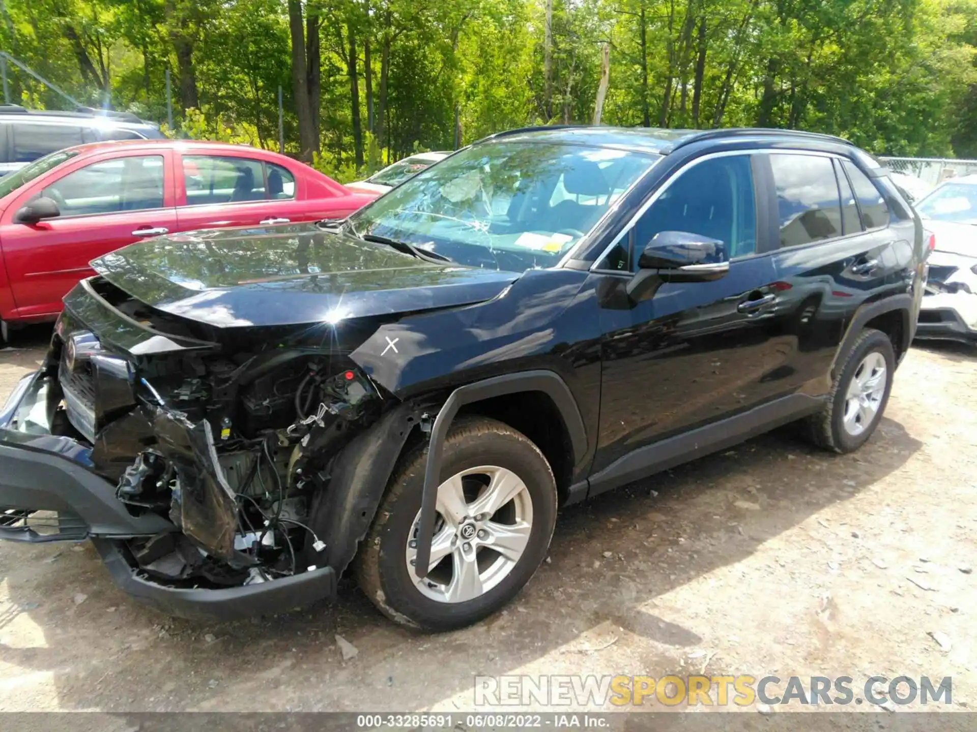 2 Photograph of a damaged car 2T3P1RFV8LC117765 TOYOTA RAV4 2020