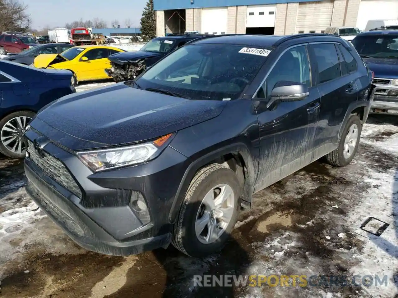 2 Photograph of a damaged car 2T3P1RFV8LC130497 TOYOTA RAV4 2020