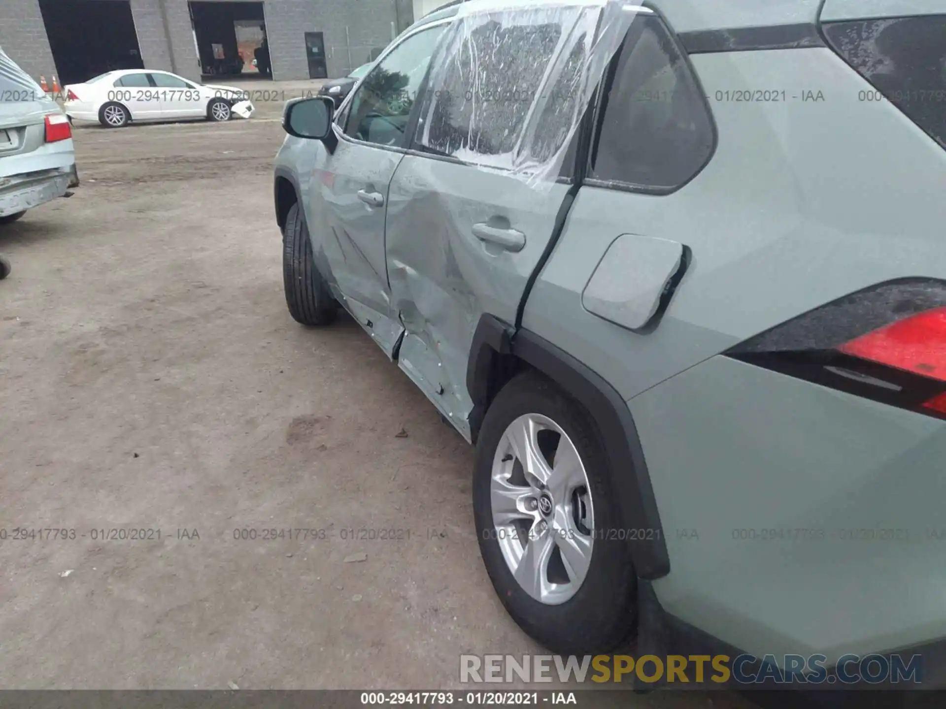 6 Фотография поврежденного автомобиля 2T3P1RFV8LC131181 TOYOTA RAV4 2020