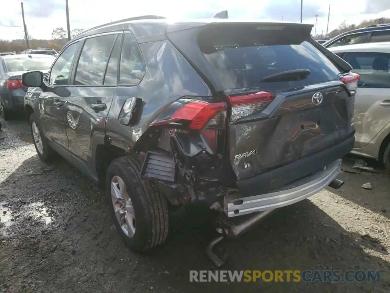 3 Photograph of a damaged car 2T3P1RFV8LC131908 TOYOTA RAV4 2020