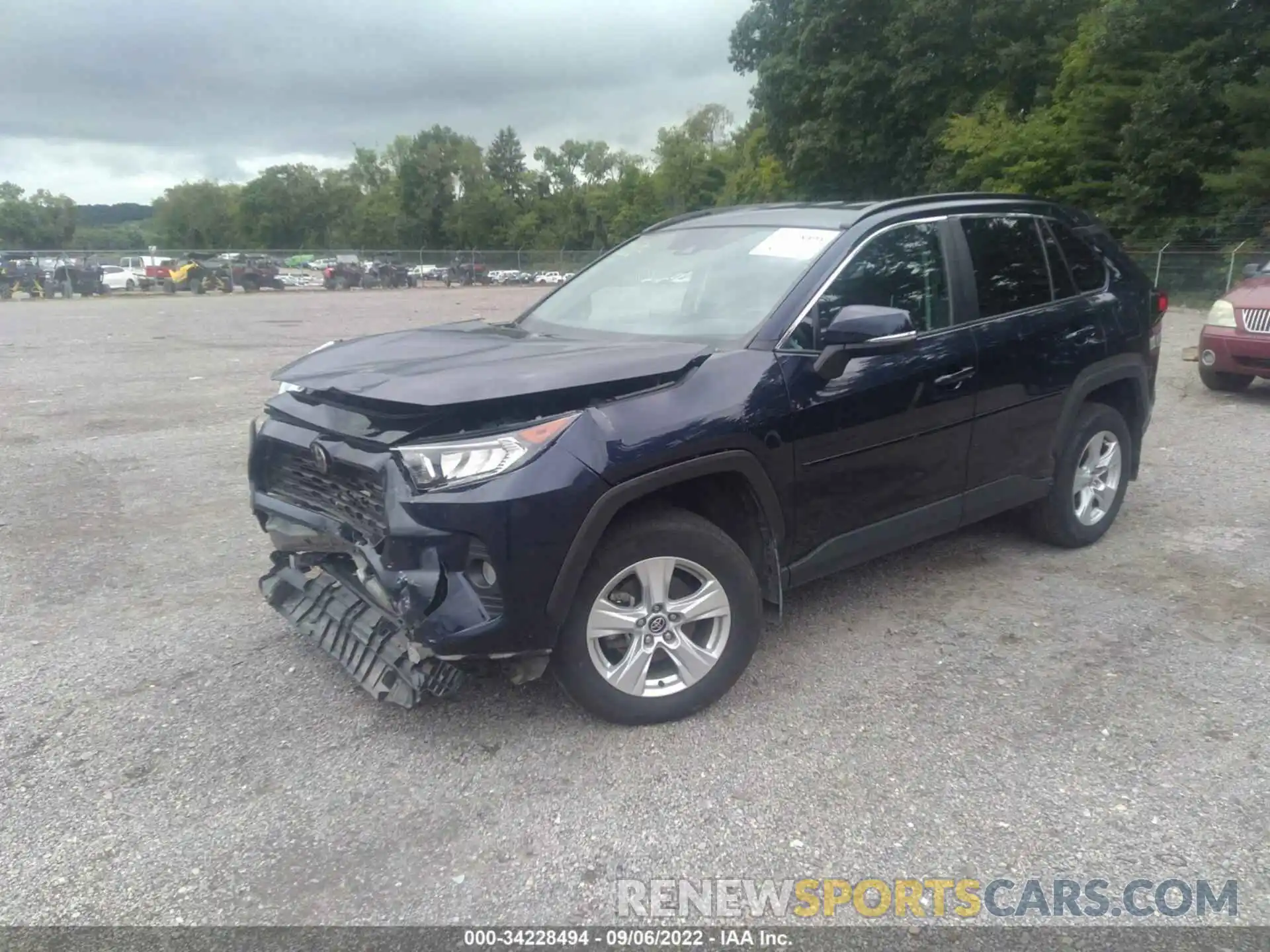 2 Photograph of a damaged car 2T3P1RFV8LC133478 TOYOTA RAV4 2020