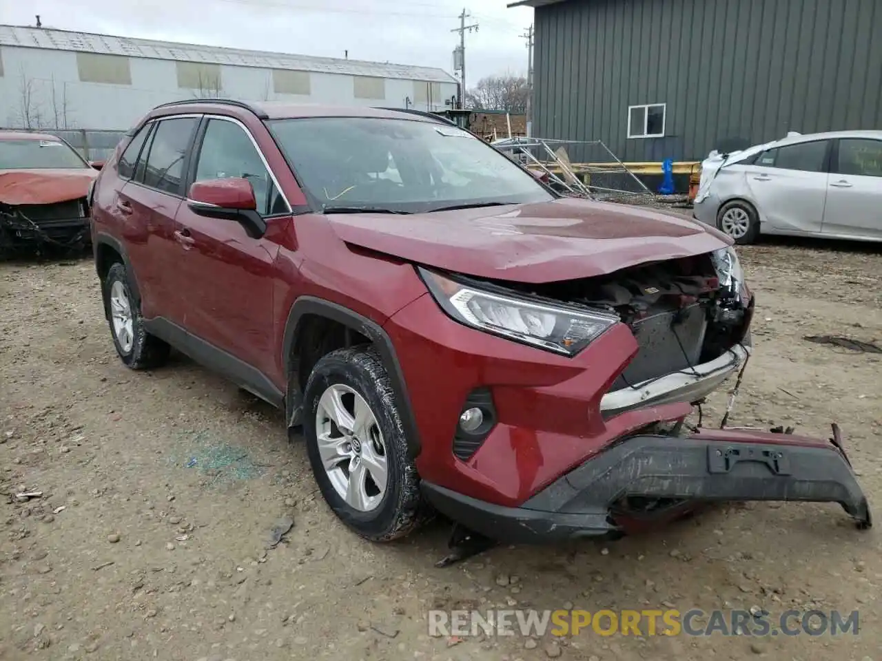 1 Photograph of a damaged car 2T3P1RFV8LW102794 TOYOTA RAV4 2020