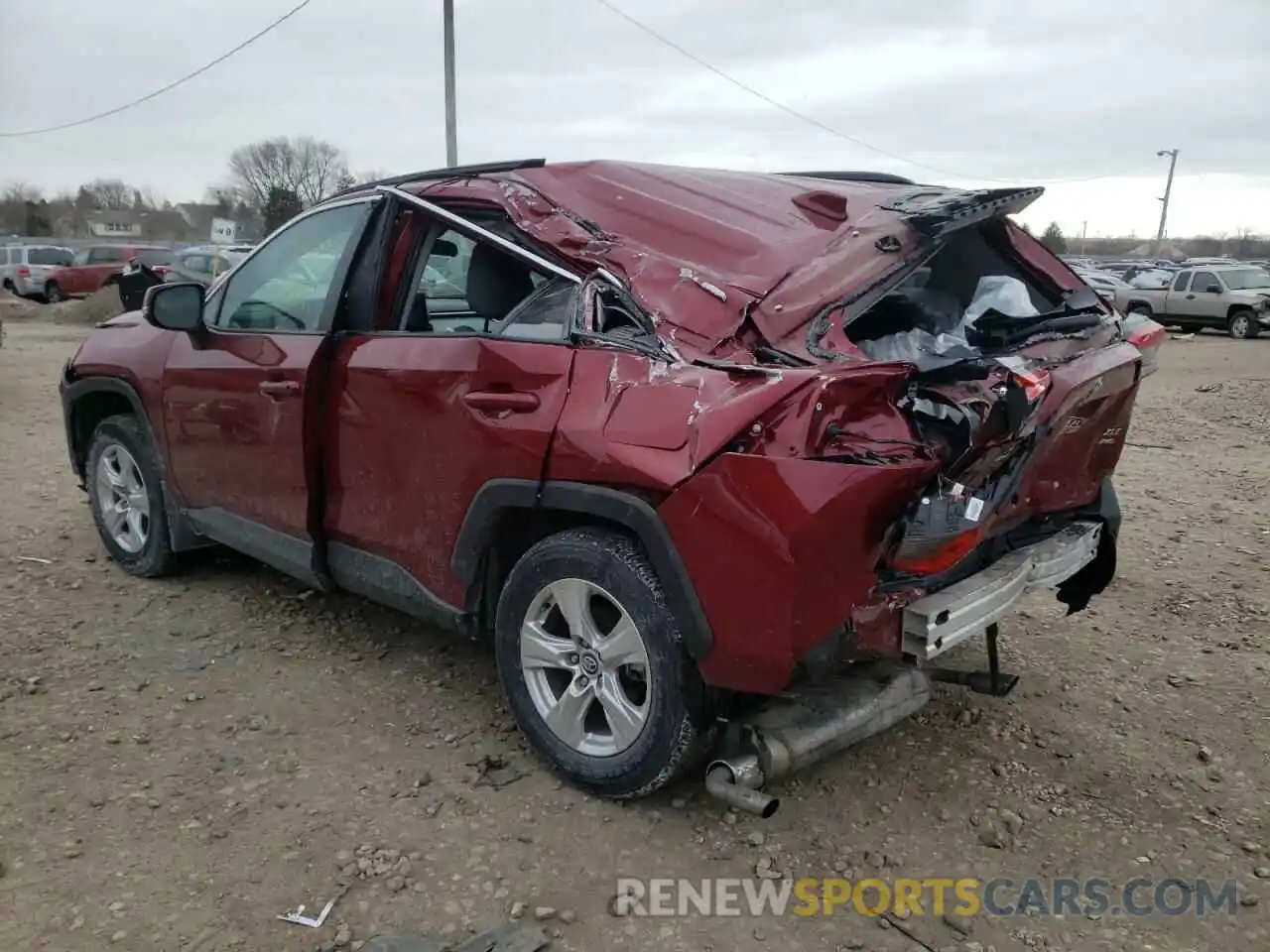 3 Photograph of a damaged car 2T3P1RFV8LW102794 TOYOTA RAV4 2020