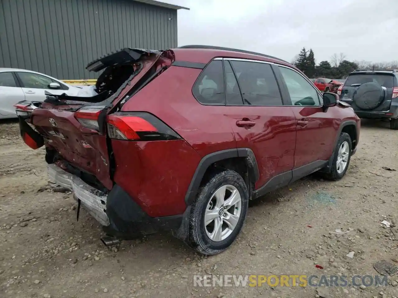 4 Photograph of a damaged car 2T3P1RFV8LW102794 TOYOTA RAV4 2020