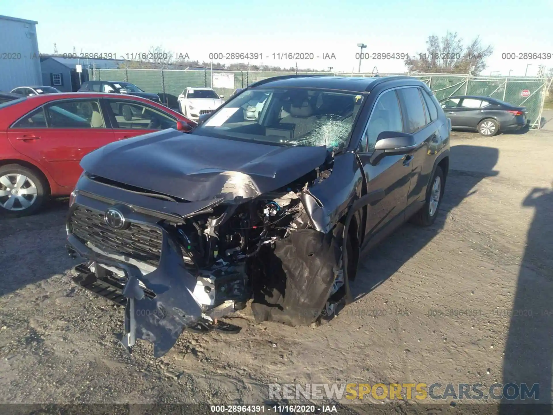 2 Photograph of a damaged car 2T3P1RFV8LW108871 TOYOTA RAV4 2020