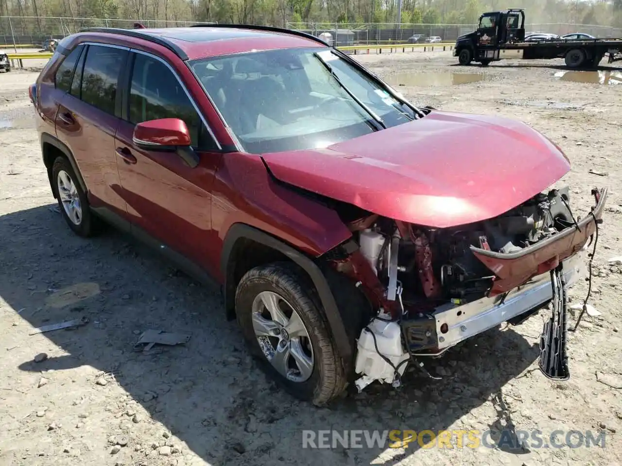 1 Photograph of a damaged car 2T3P1RFV8LW114699 TOYOTA RAV4 2020