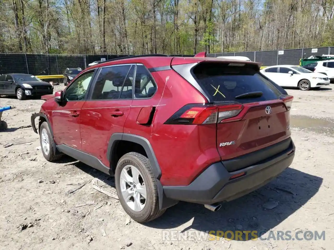 3 Photograph of a damaged car 2T3P1RFV8LW114699 TOYOTA RAV4 2020