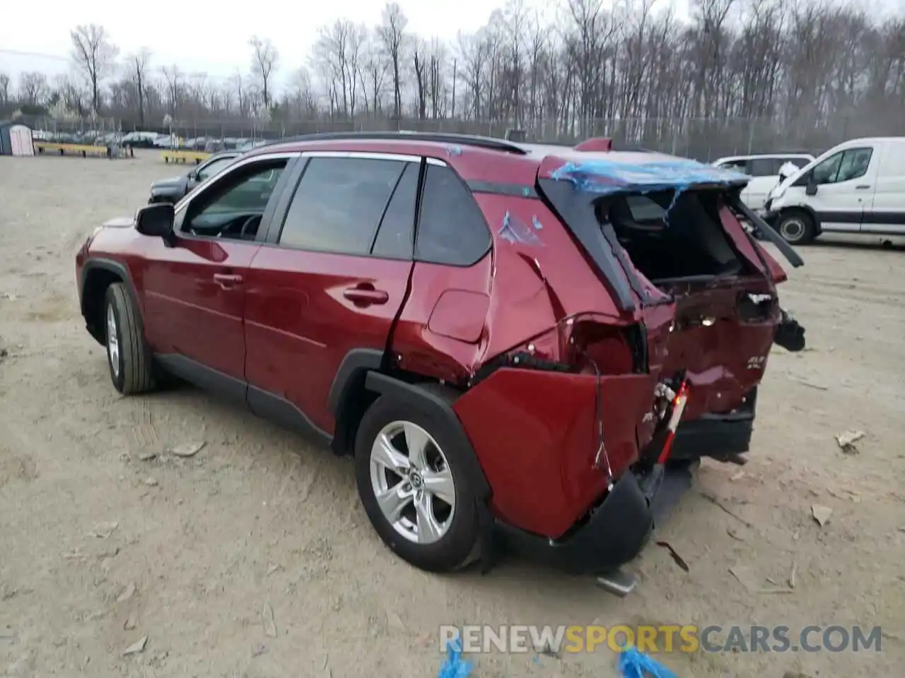 3 Photograph of a damaged car 2T3P1RFV8LW117361 TOYOTA RAV4 2020