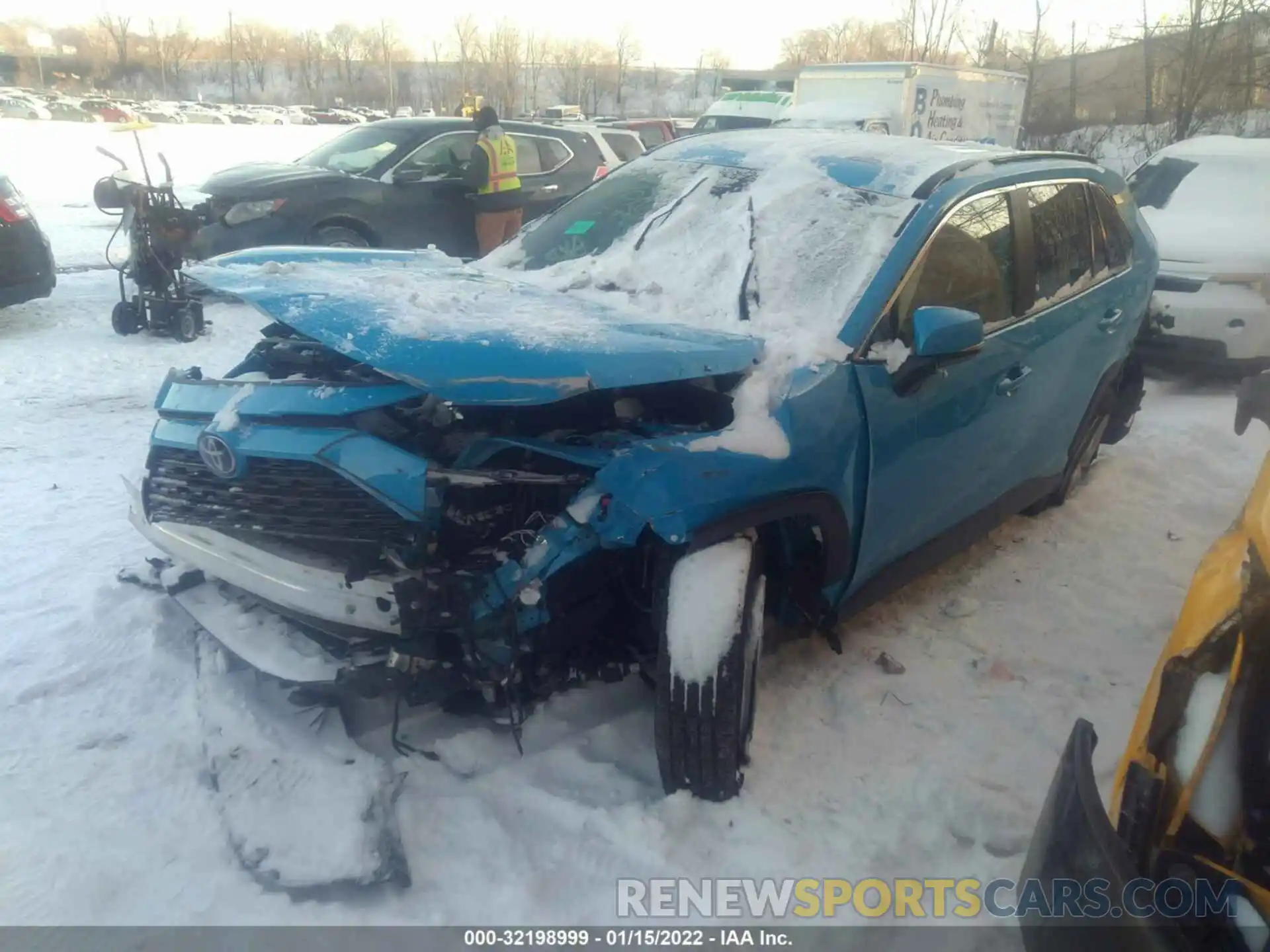 2 Photograph of a damaged car 2T3P1RFV8LW121667 TOYOTA RAV4 2020