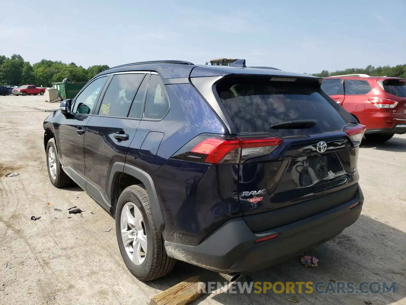 3 Photograph of a damaged car 2T3P1RFV8LW128053 TOYOTA RAV4 2020